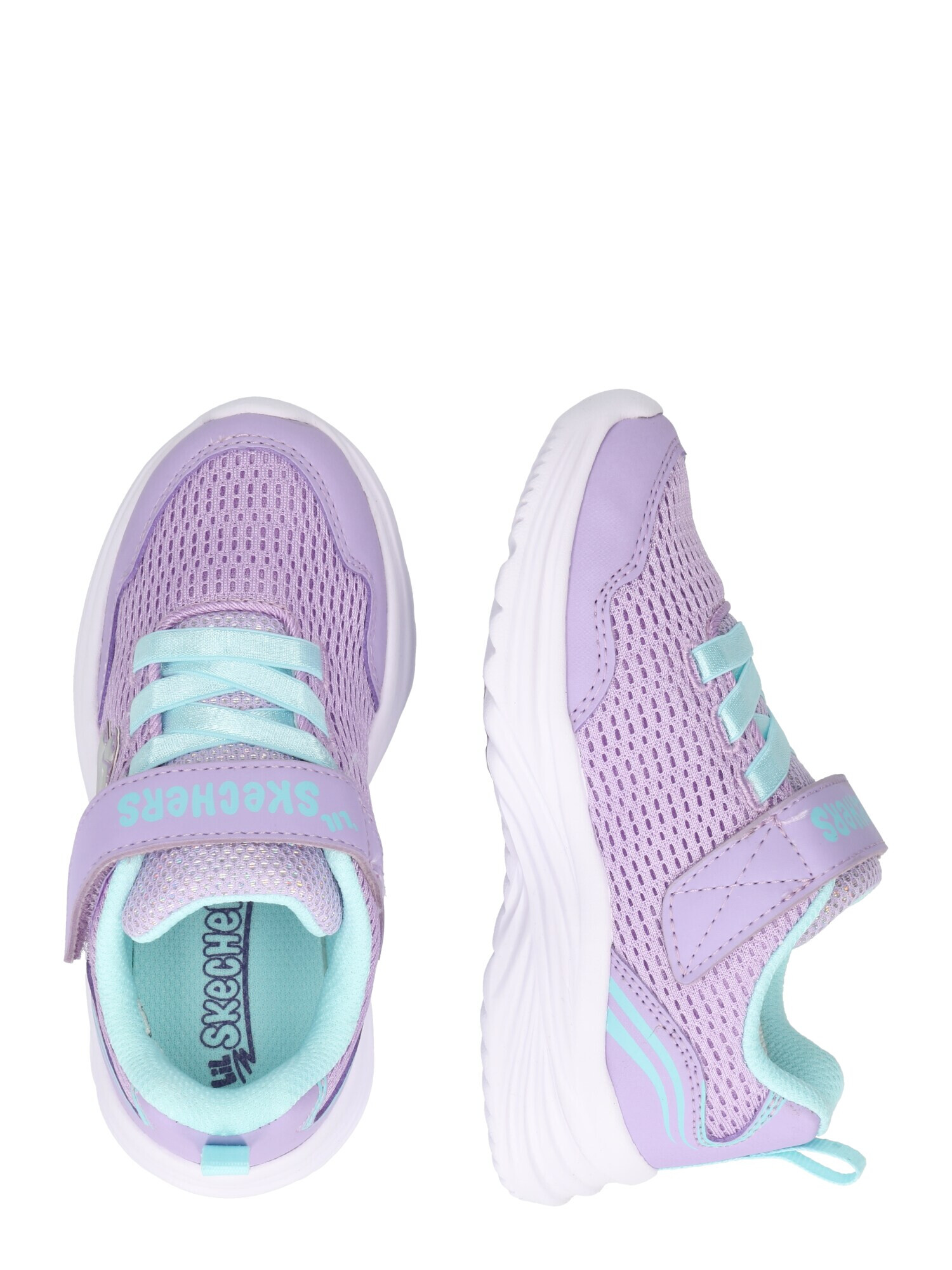 SKECHERS Sneaker verde jad / lila / argintiu - Pled.ro