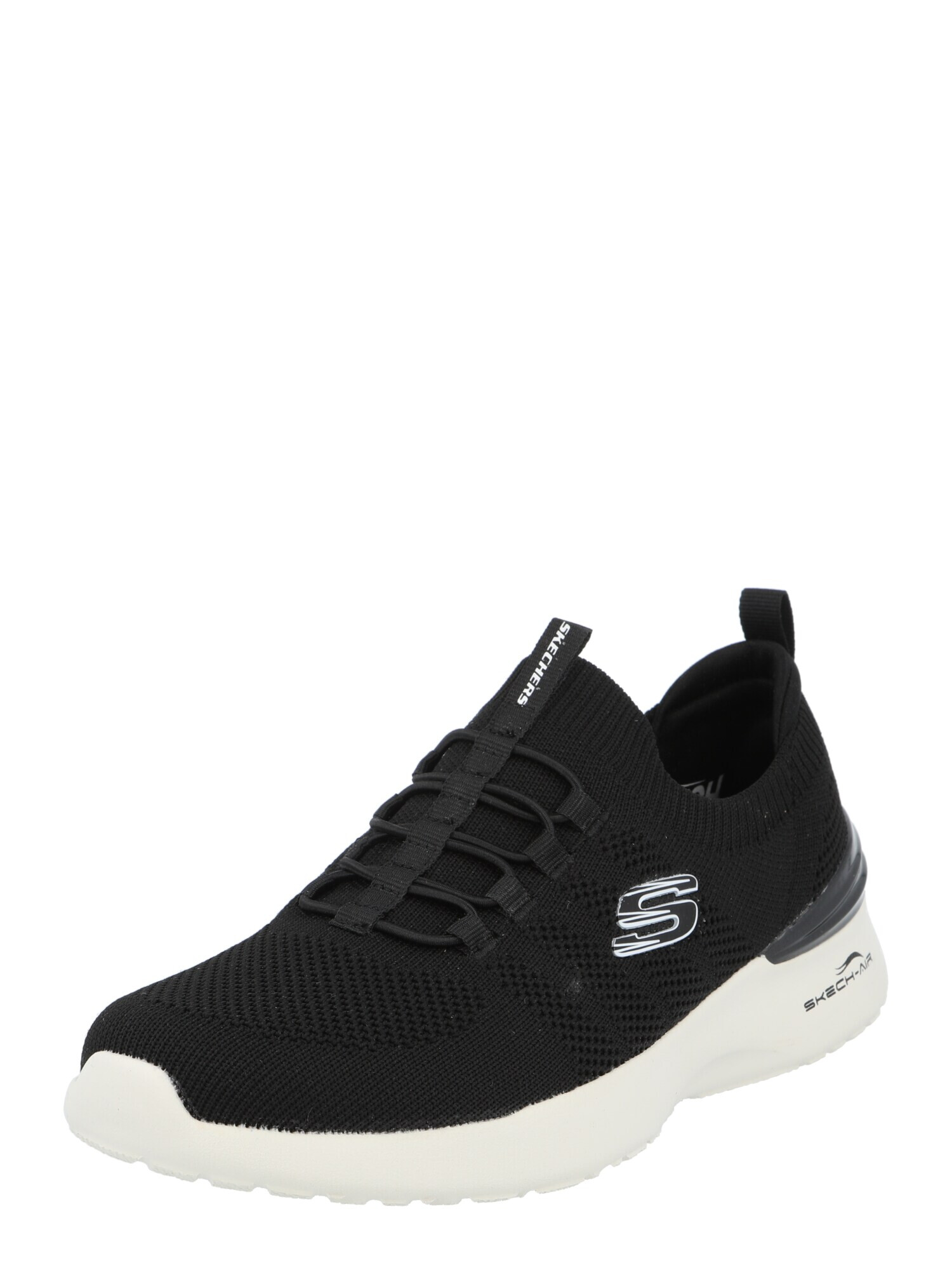 SKECHERS Teniși negru / alb - Pled.ro