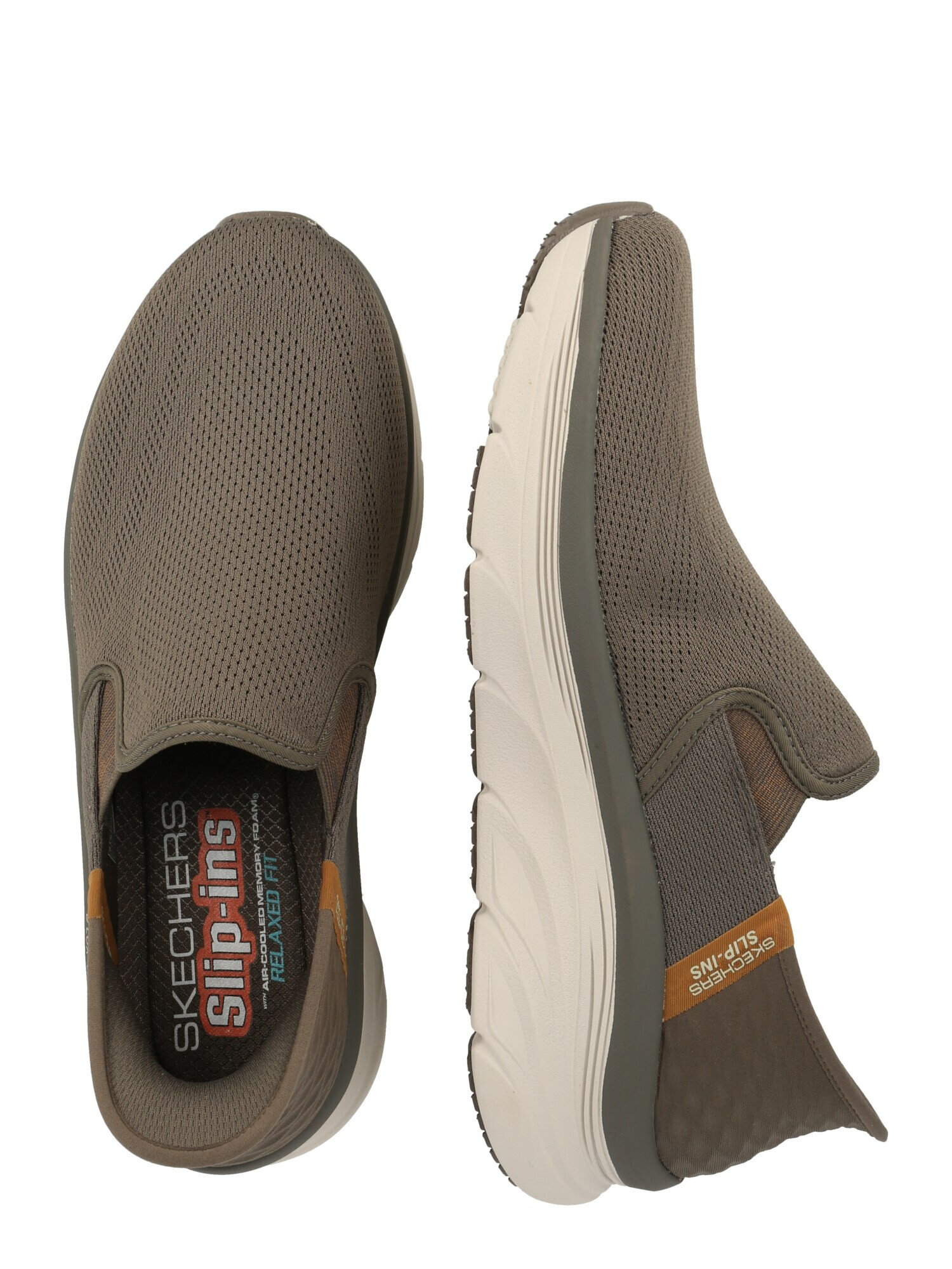 SKECHERS Teniși maro caramel / ombră / alb - Pled.ro