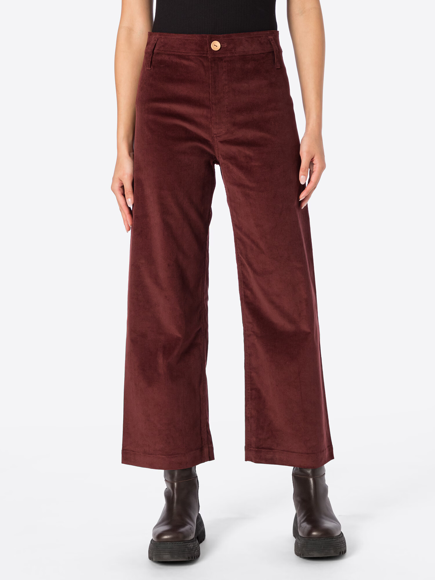 SKFK Pantaloni 'IRUNTZA' roșu burgundy - Pled.ro