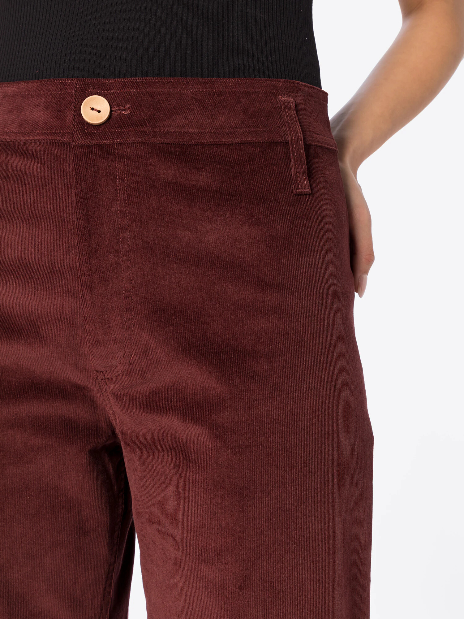 SKFK Pantaloni 'IRUNTZA' roșu burgundy - Pled.ro