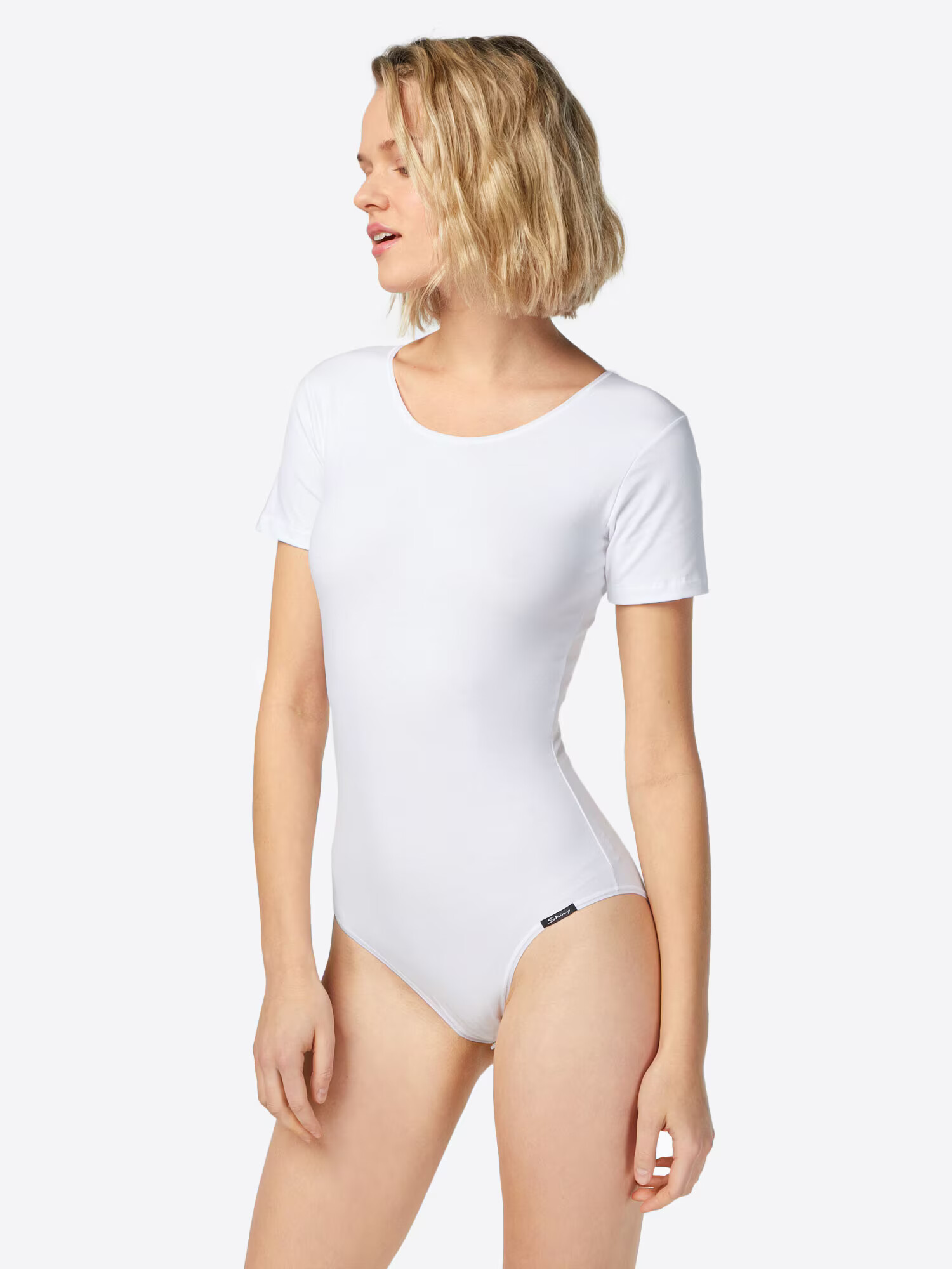 Skiny Tricou body alb - Pled.ro