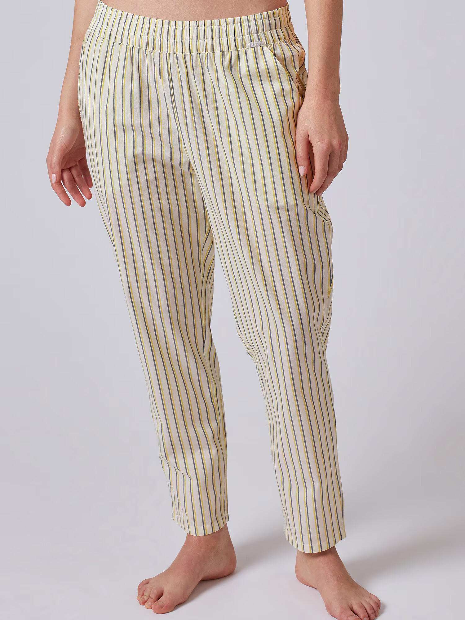 Skiny Pantaloni de pijama bej / galben / gri - Pled.ro