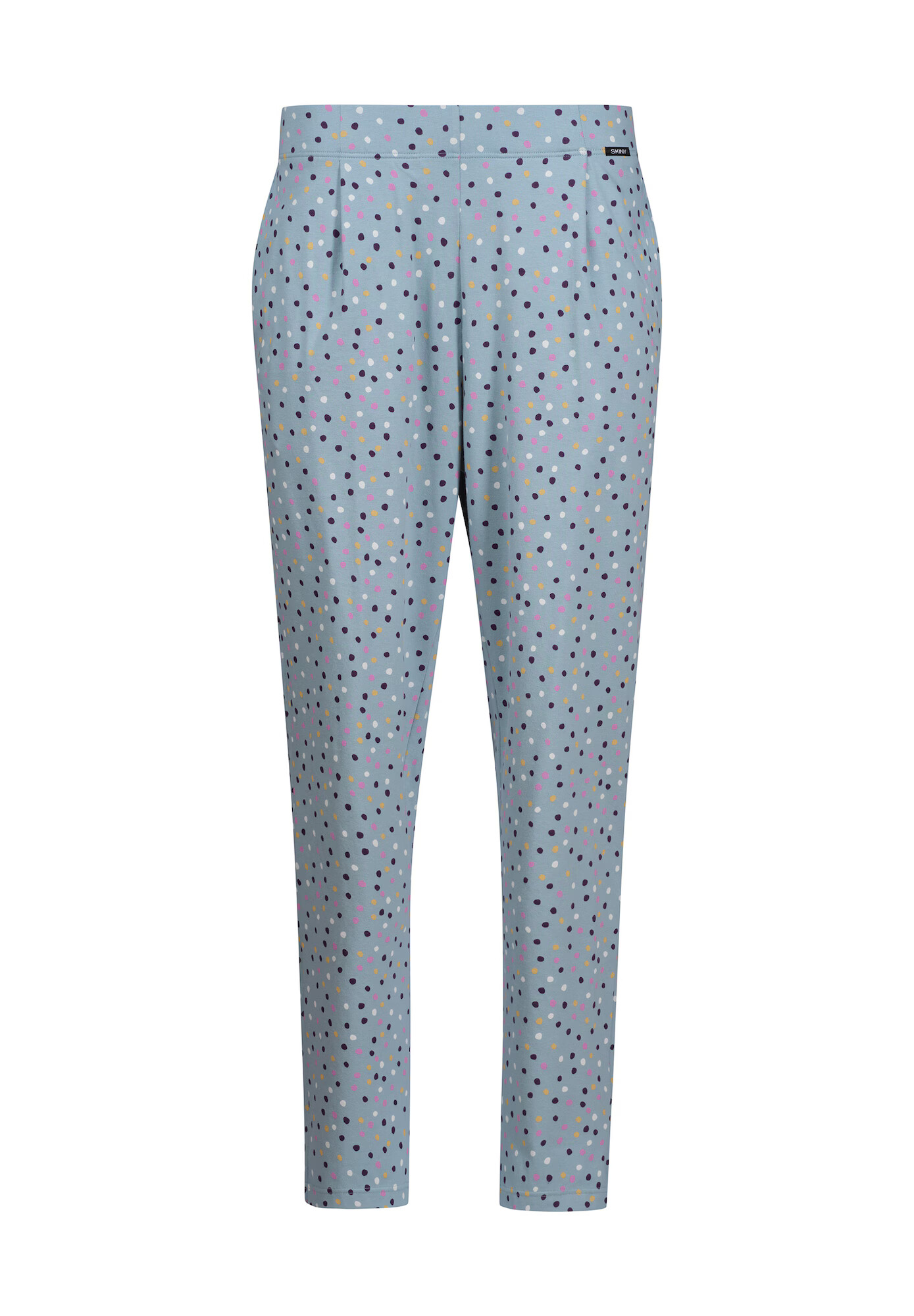 Skiny Pantaloni de pijama bleumarin / turcoaz / roz eozină / alb - Pled.ro