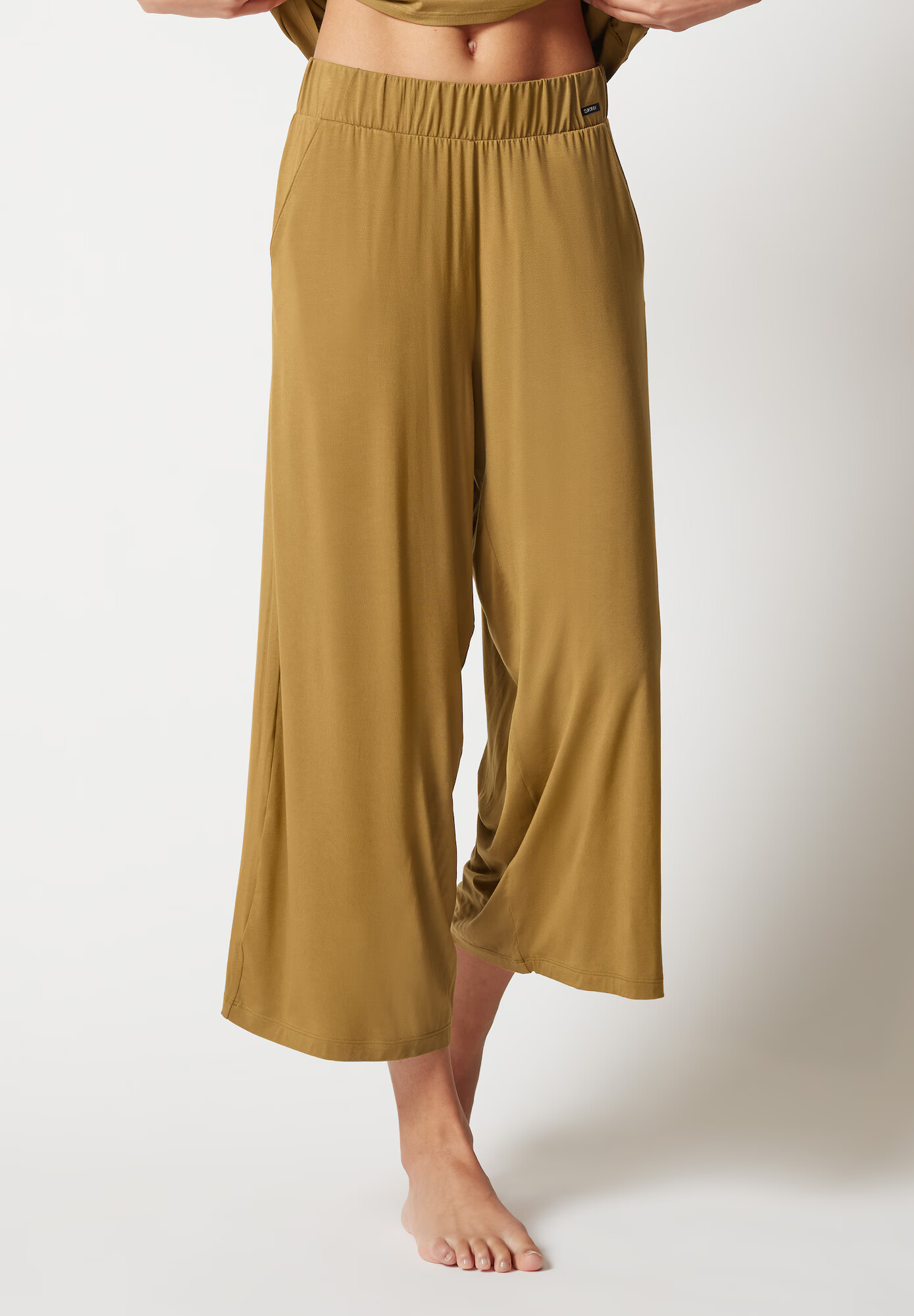 Skiny Pantaloni de pijama maro caramel - Pled.ro