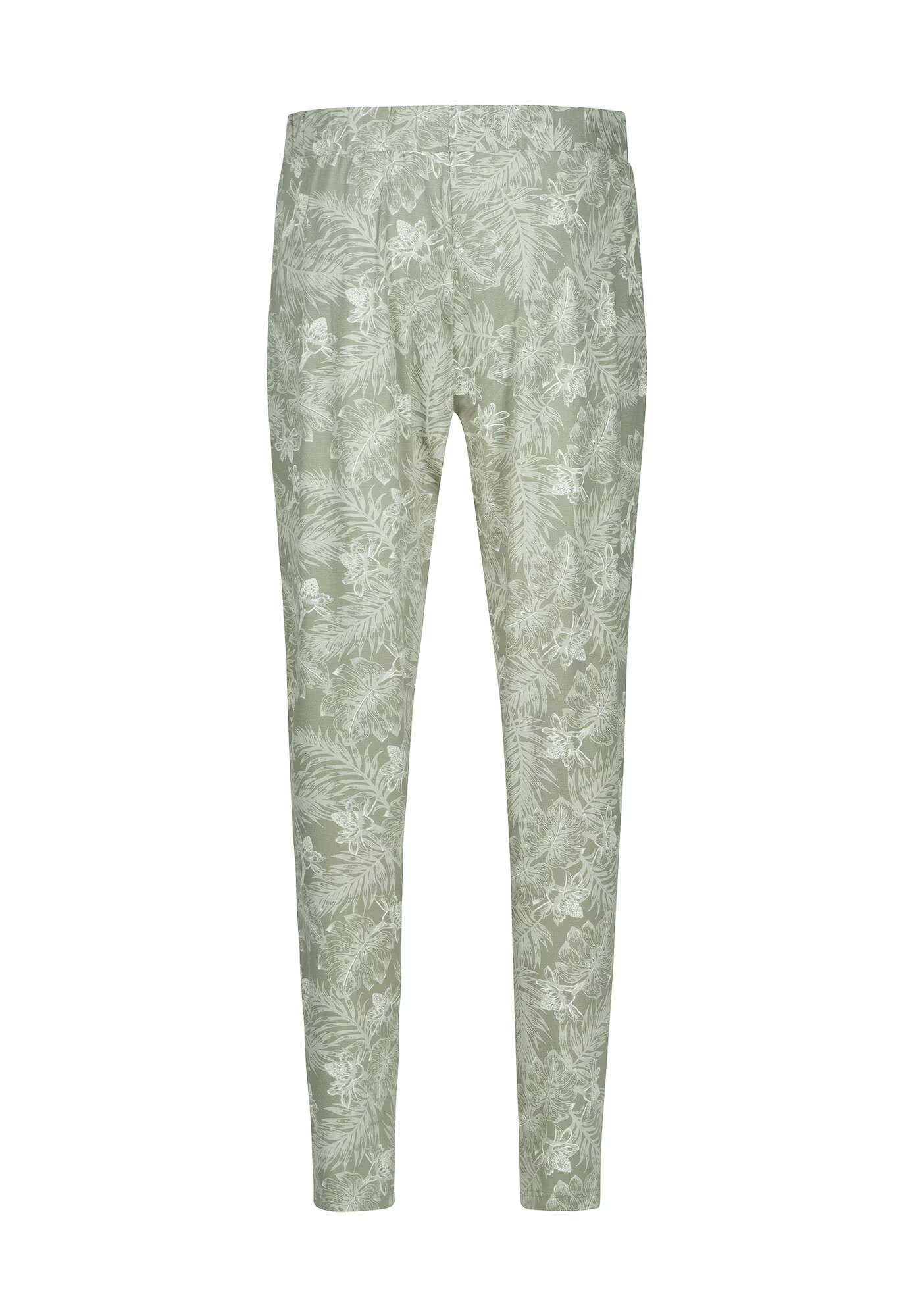 Skiny Pantaloni de pijama verde pastel / alb - Pled.ro