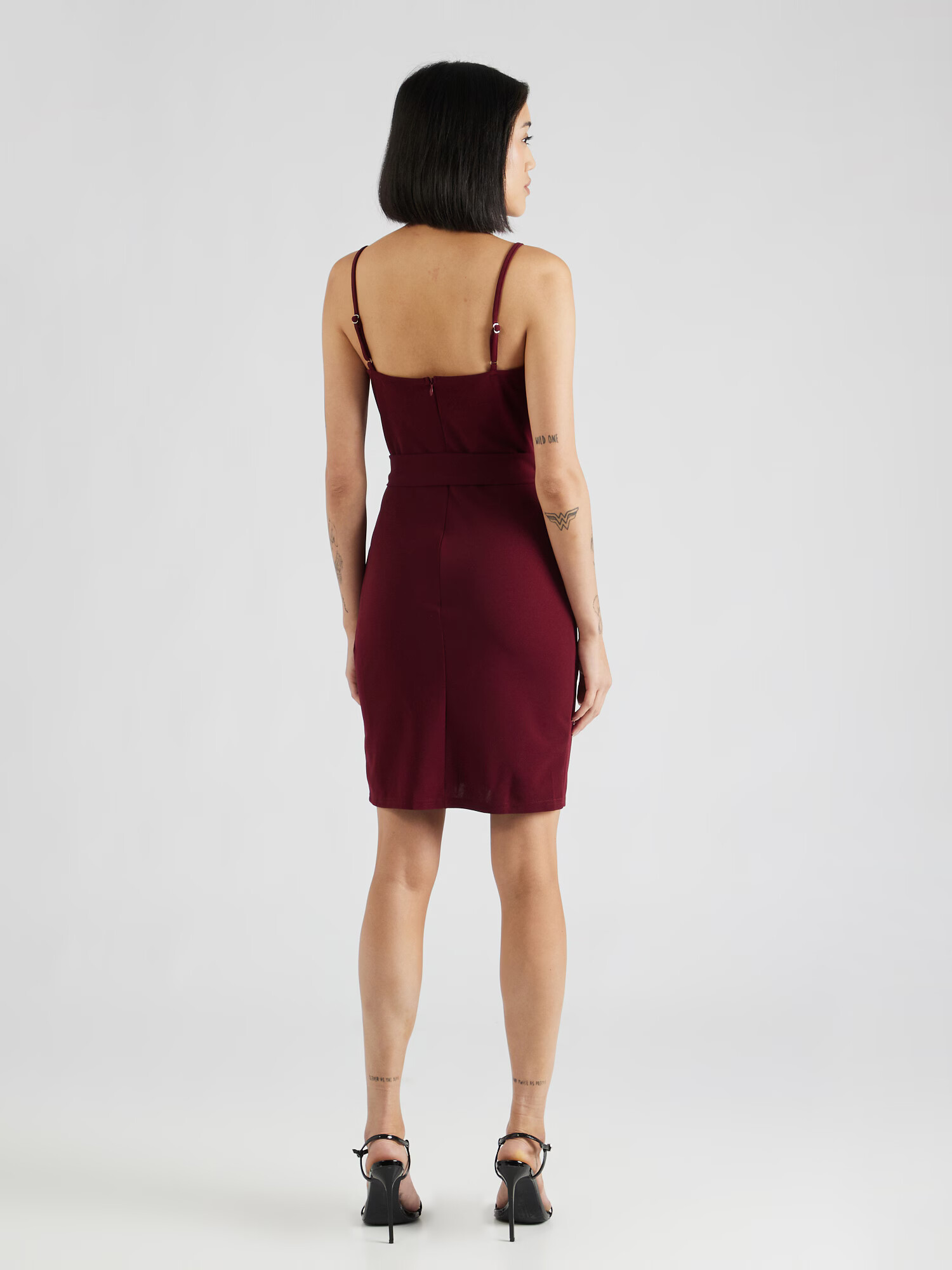 Skirt & Stiletto Rochie roșu vin - Pled.ro