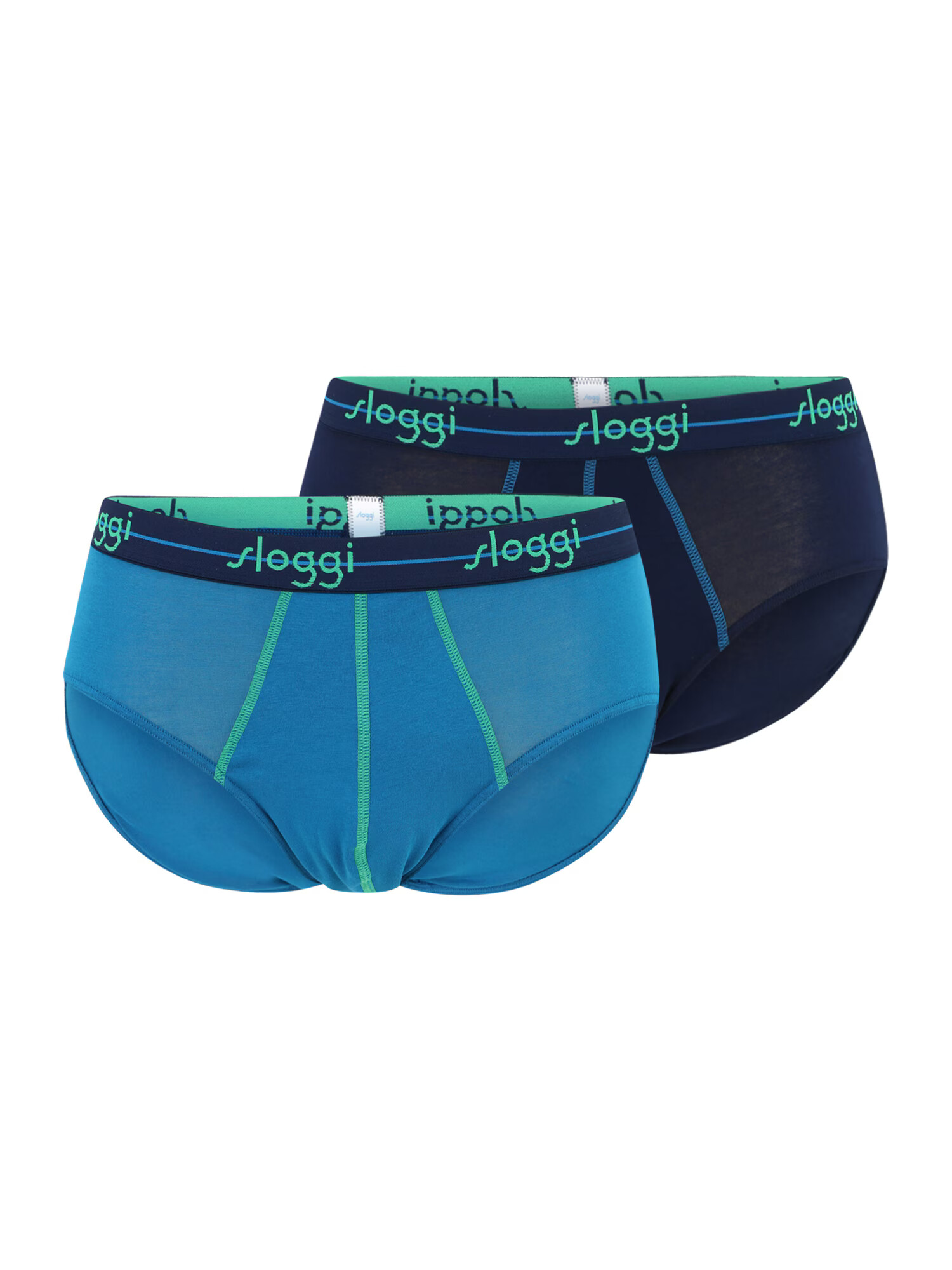 SLOGGI Slip 'men Start' albastru / bleumarin / verde jad - Pled.ro