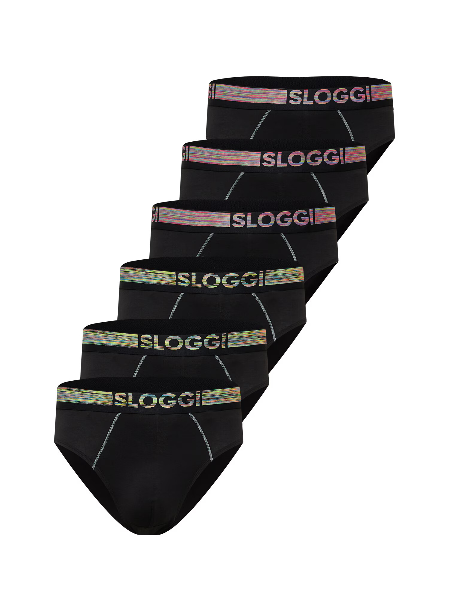 SLOGGI Slip 'men GO ABC Natural H' galben citron / roz deschis / negru - Pled.ro