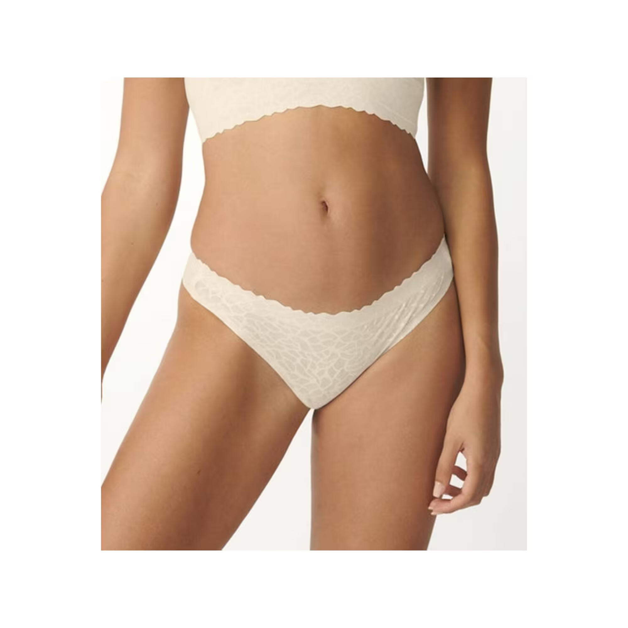 SLOGGI Slip 'Zero Feel Lace 2.0' alb kitt - Pled.ro