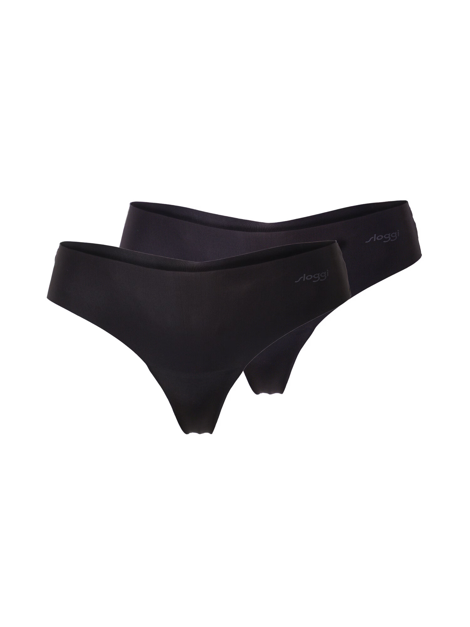 SLOGGI Tanga 'ZERO Microfibre 2.0 H' gri / negru - Pled.ro