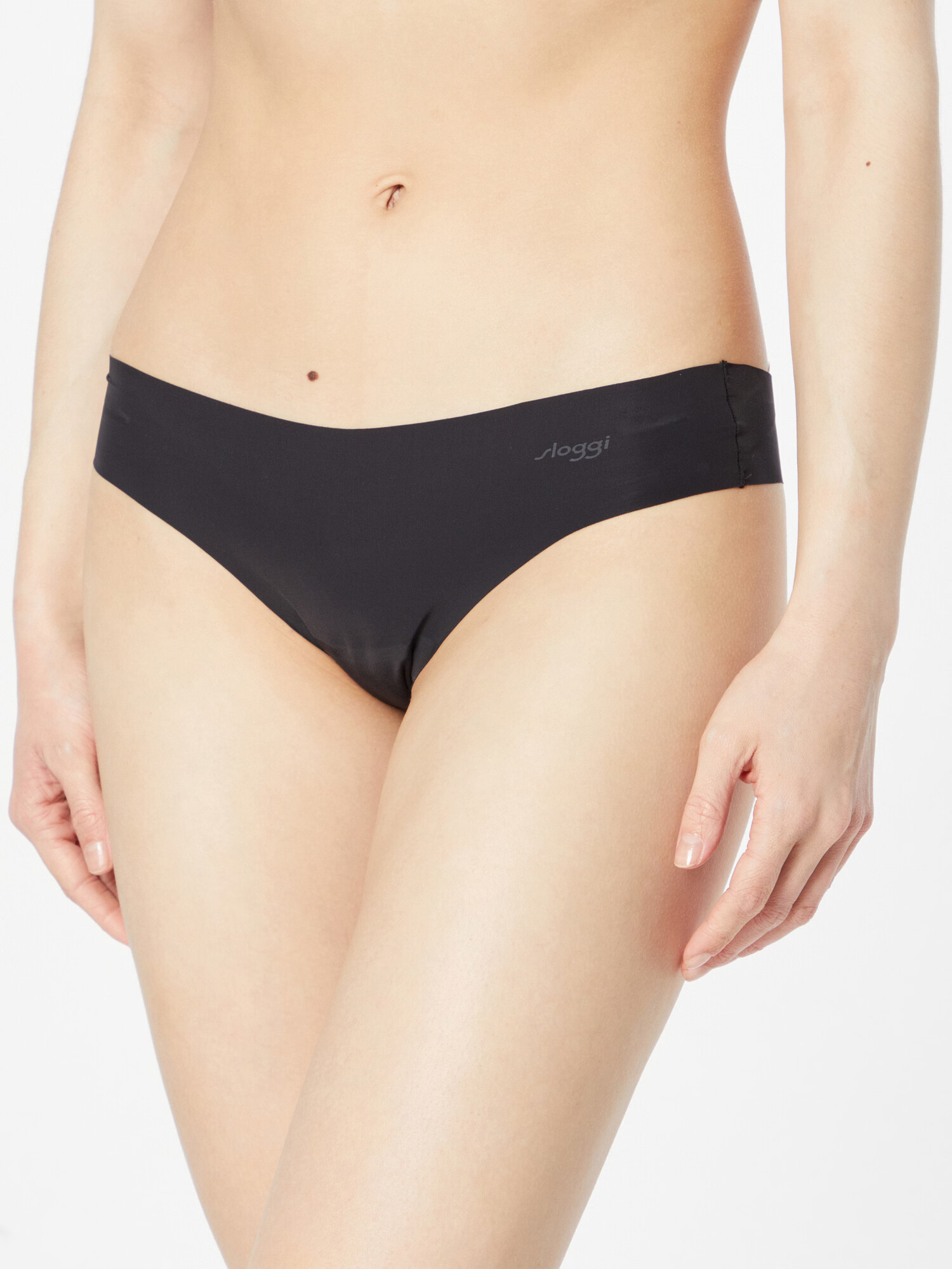 SLOGGI Tanga 'ZERO Microfibre 2.0 H' gri / negru - Pled.ro