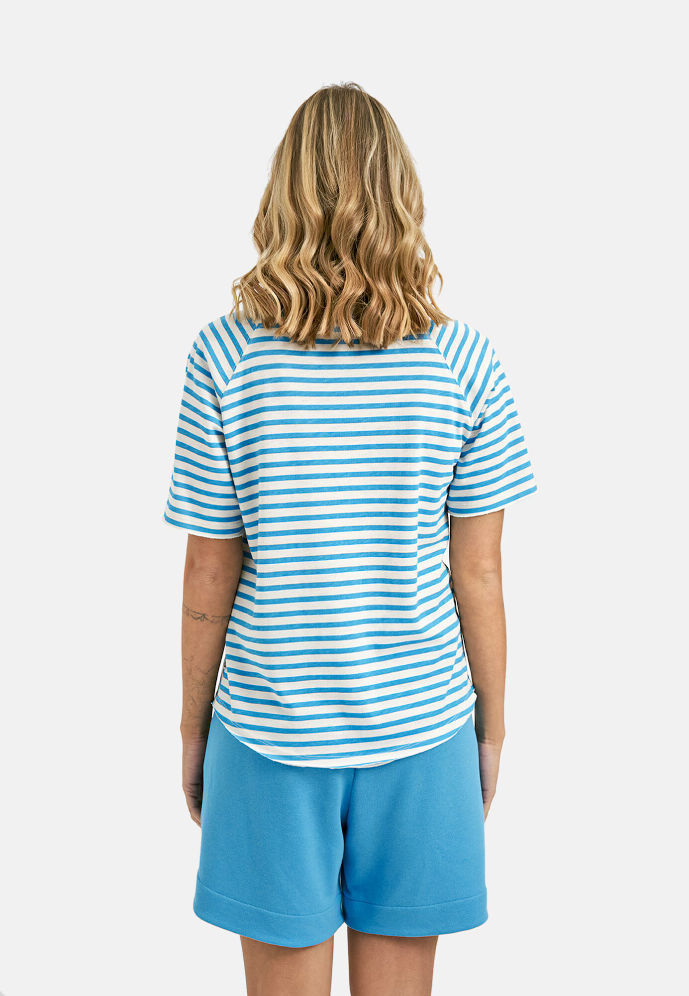 Smith&Soul Tricou albastru / alb - Pled.ro