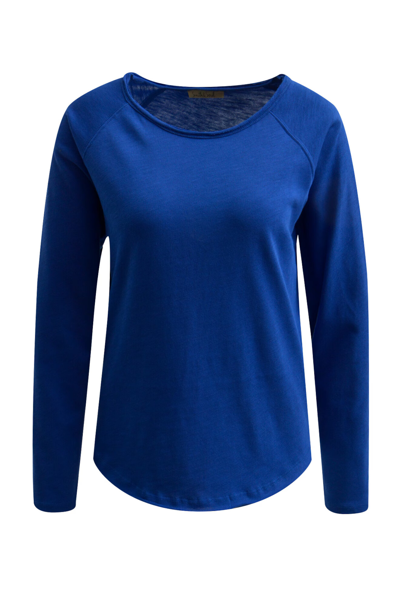 Smith&Soul Tricou albastru cobalt - Pled.ro