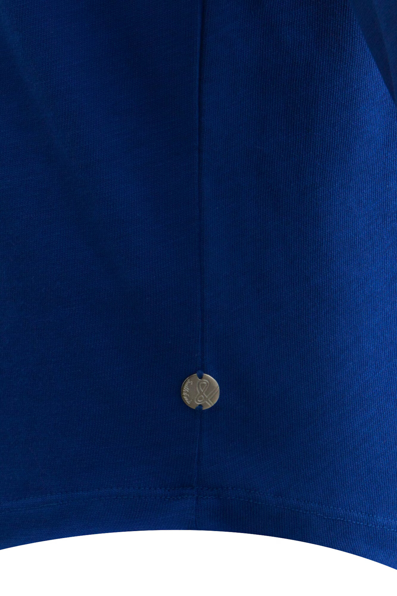 Smith&Soul Tricou albastru cobalt - Pled.ro