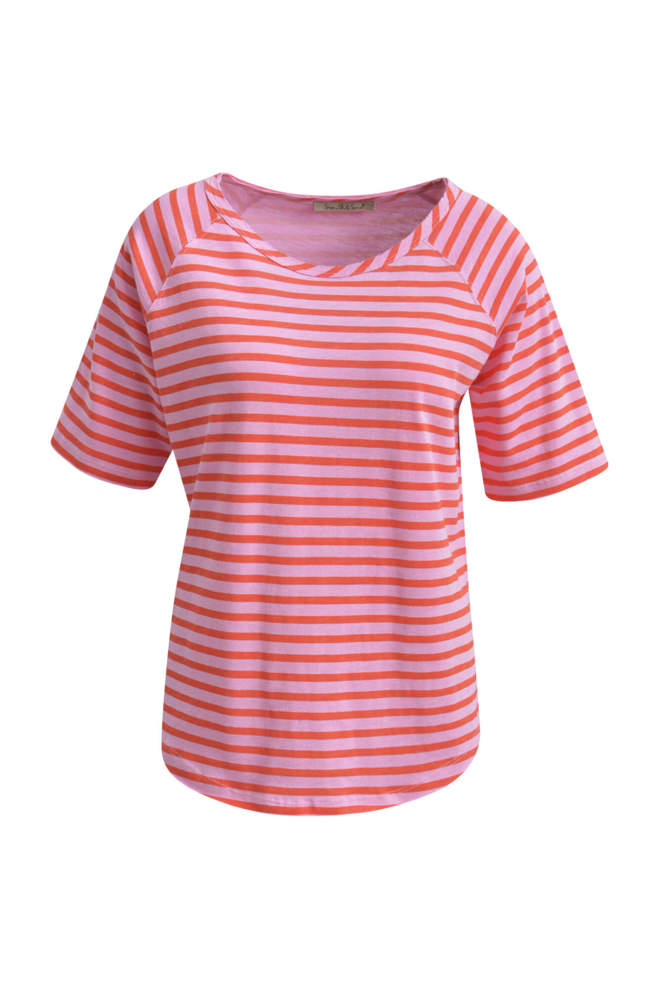 Smith&Soul Tricou roz / roz zmeură - Pled.ro