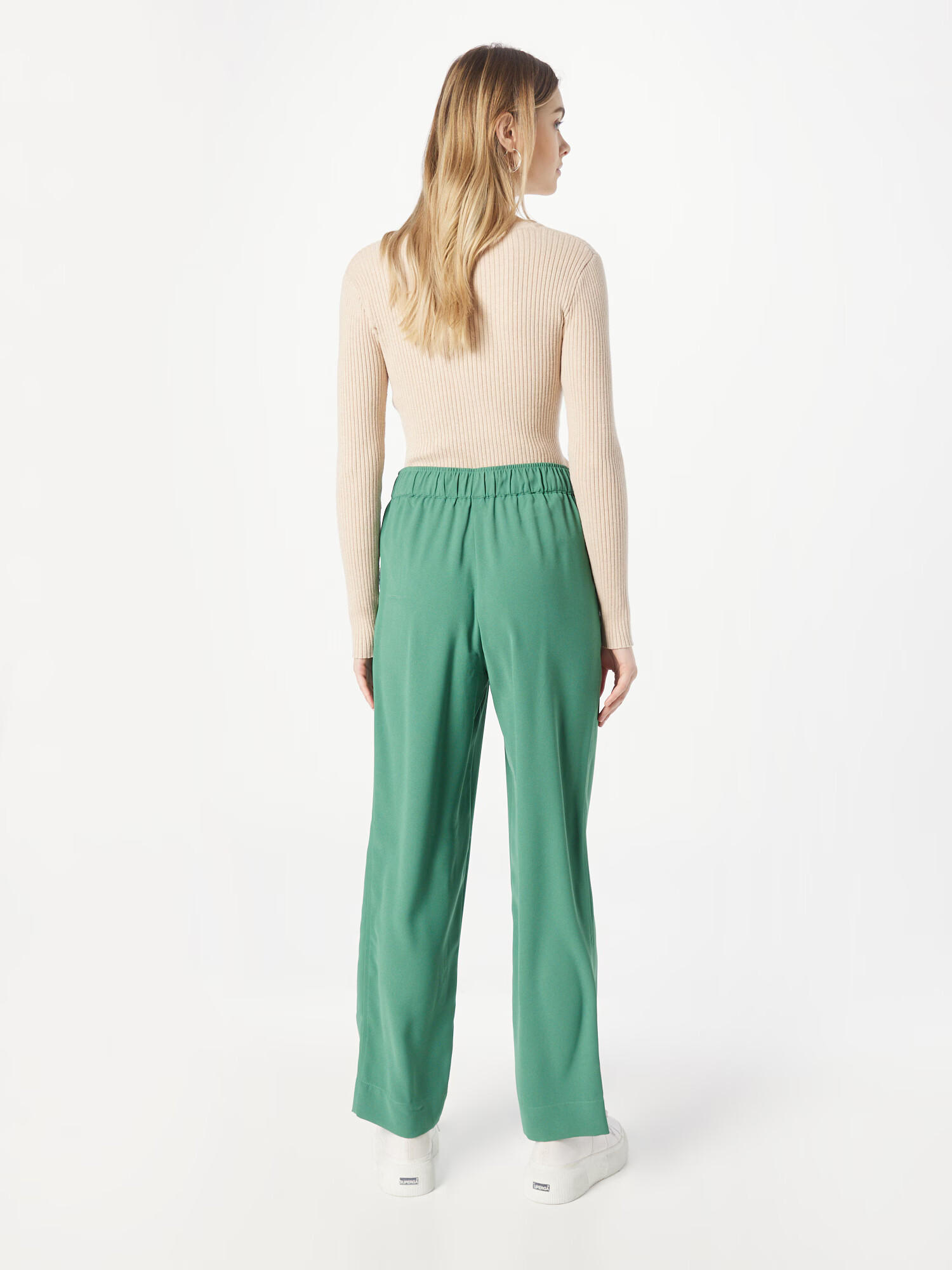 SOAKED IN LUXURY Pantaloni 'Shirley' verde - Pled.ro