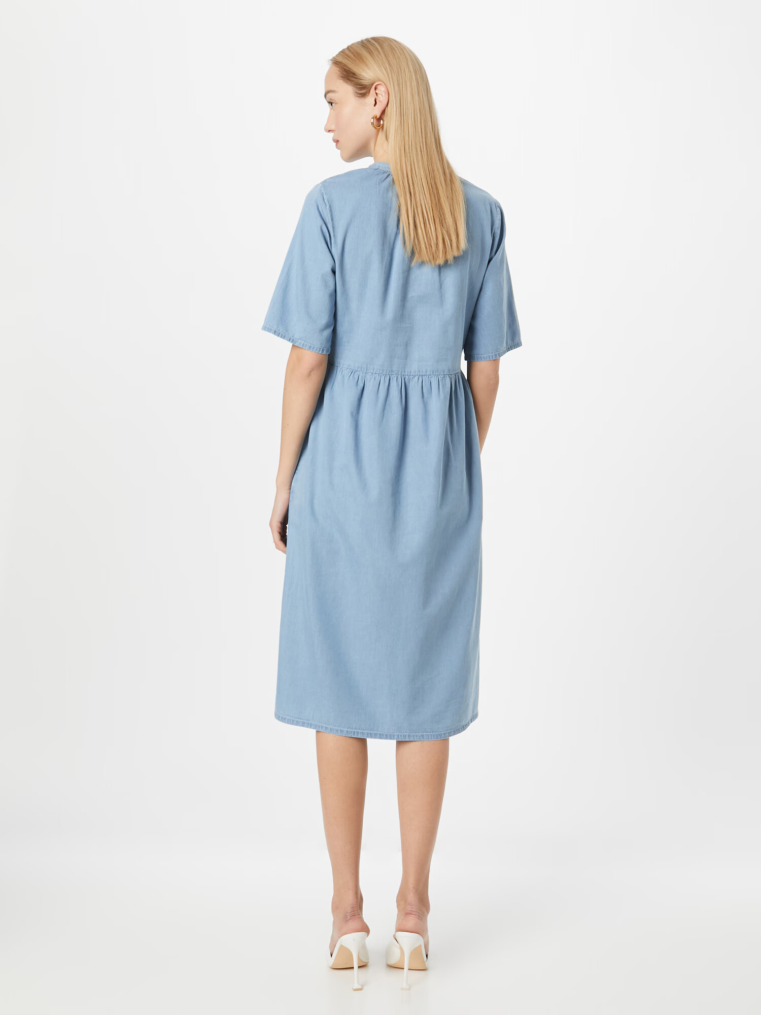 SOAKED IN LUXURY Rochie albastru denim - Pled.ro