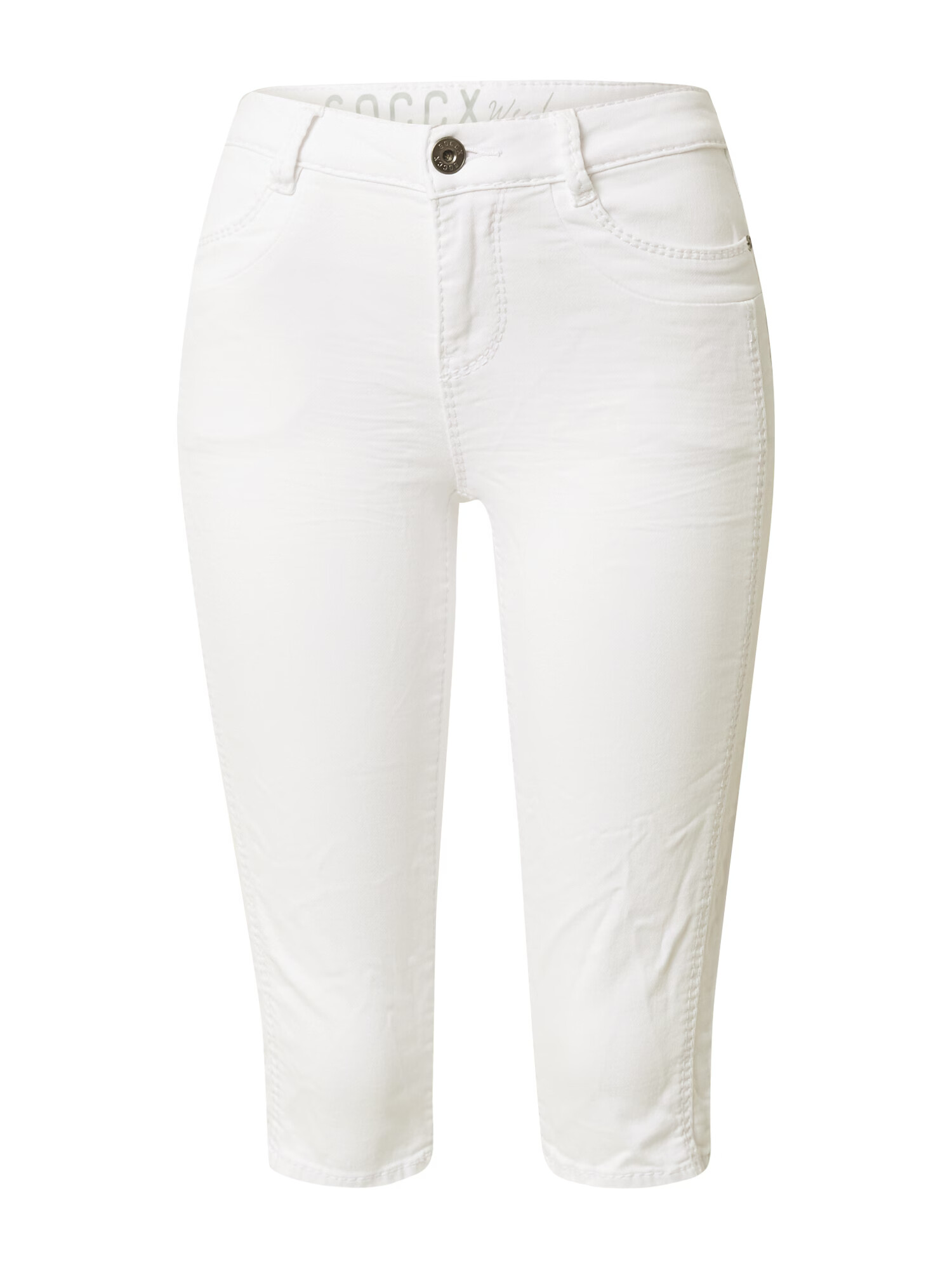 Soccx Jeans alb denim - Pled.ro