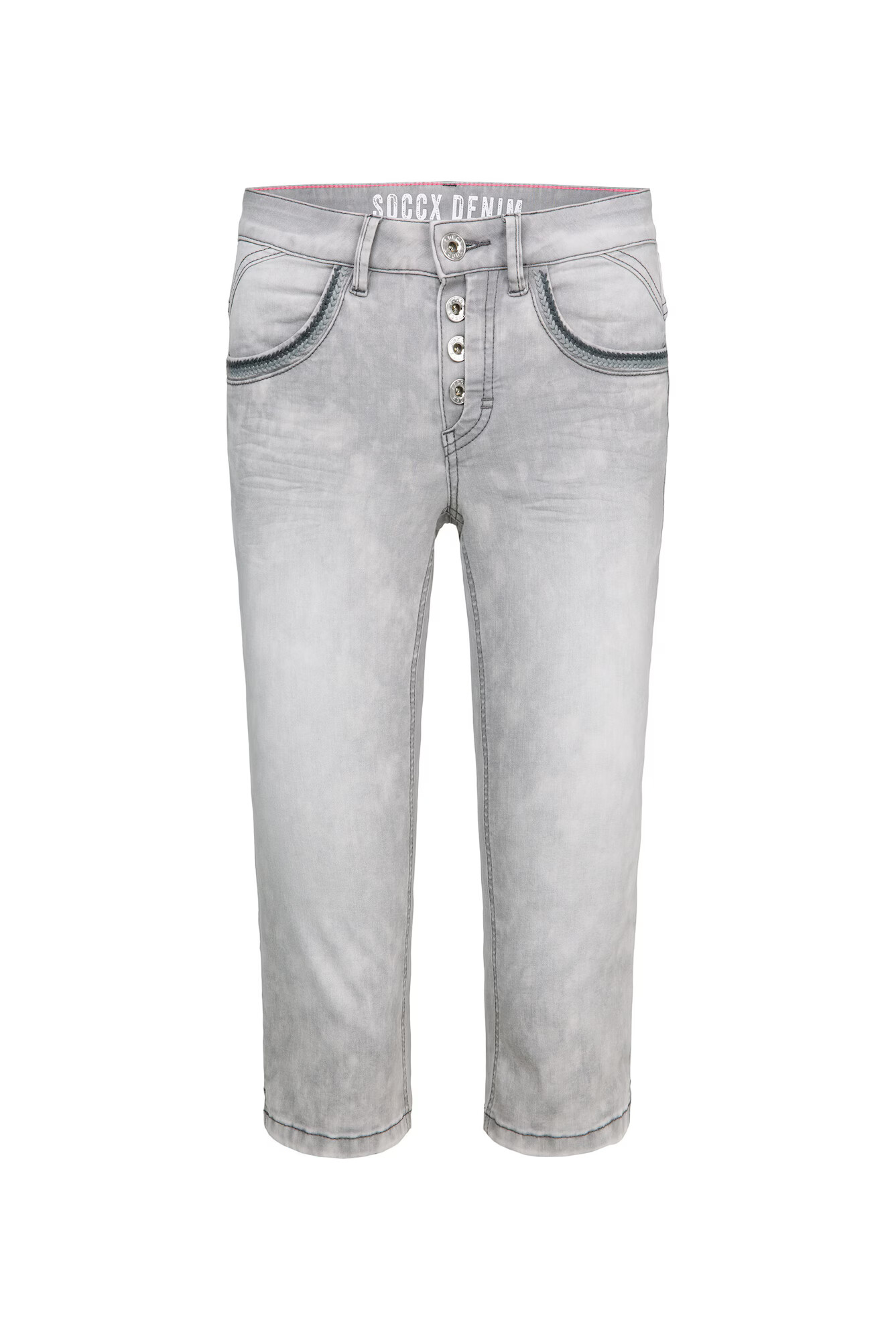 Soccx Jeans gri deschis - Pled.ro