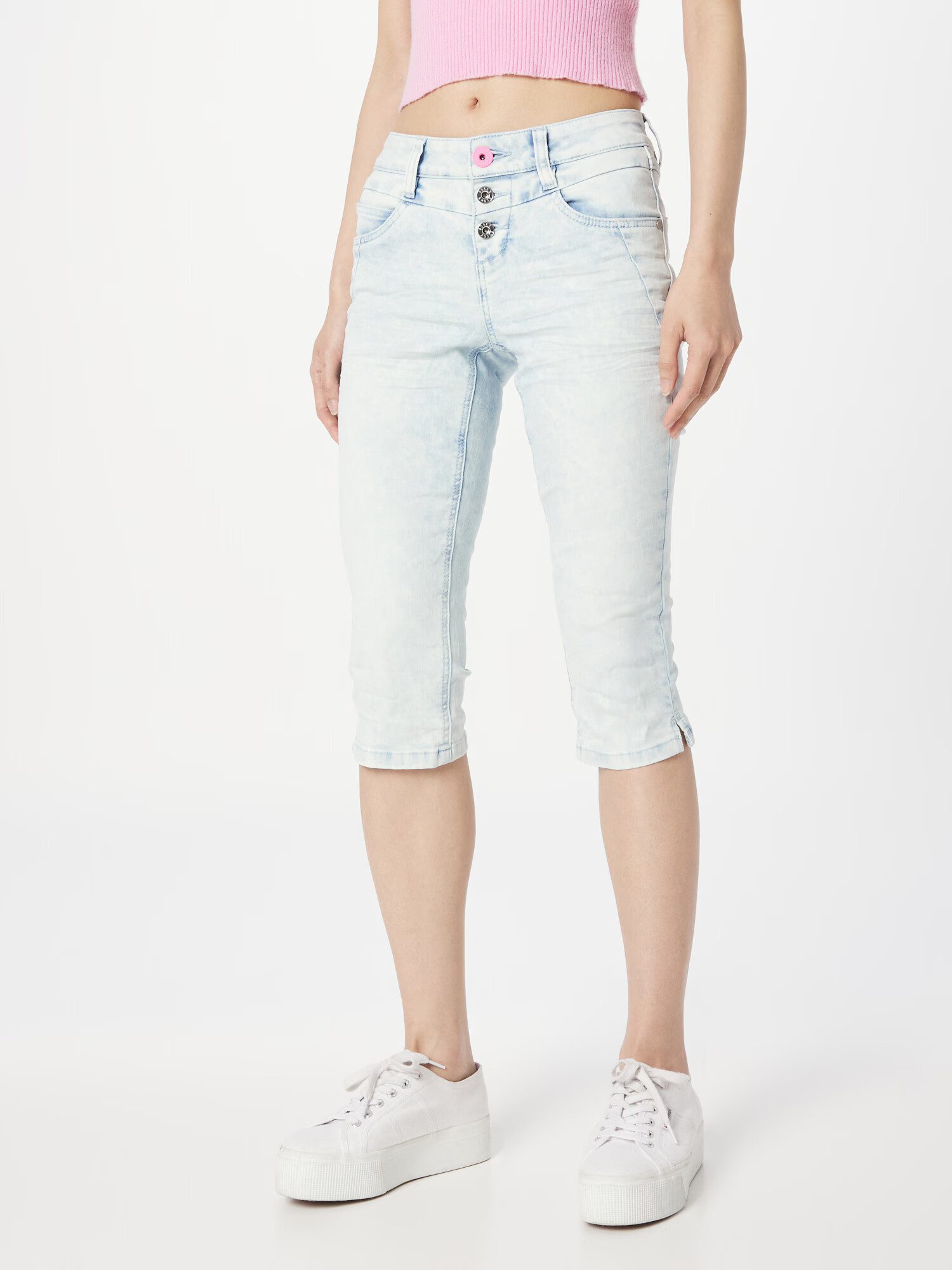 Soccx Jeans 'LY:IA' albastru deschis - Pled.ro