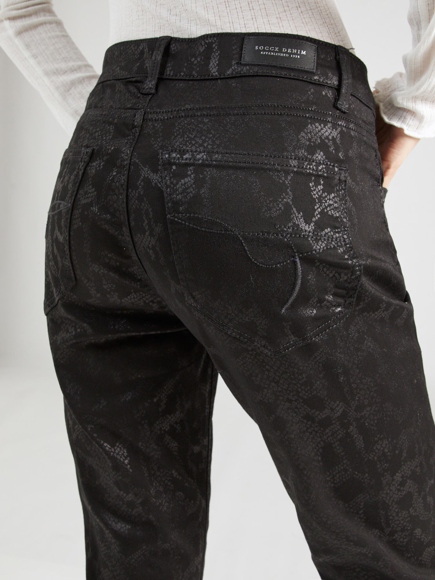 Soccx Jeans 'MI:RA' negru - Pled.ro