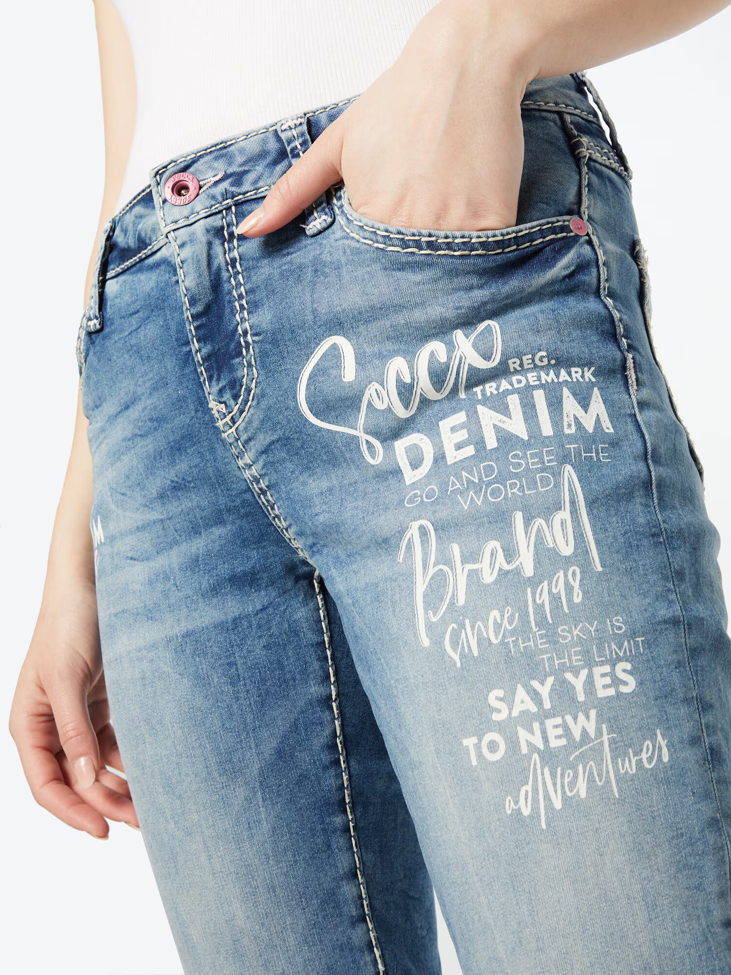 Soccx Jeans 'RO:MY' albastru - Pled.ro