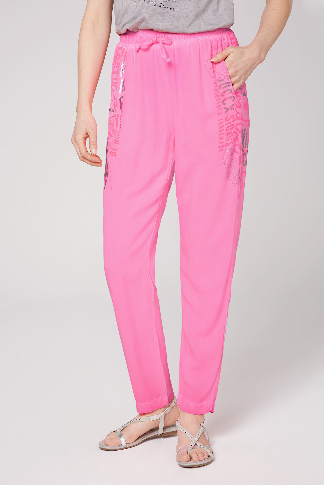 Soccx Pantaloni roz - Pled.ro