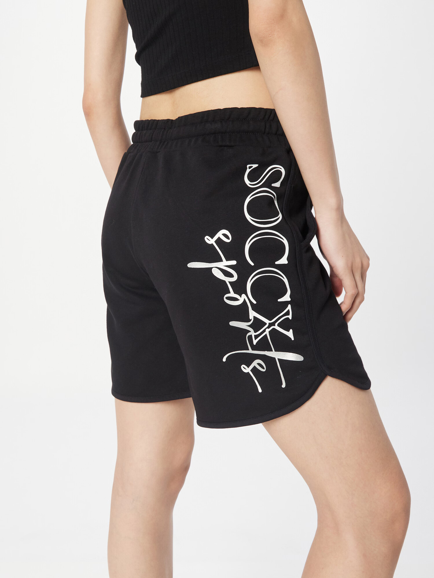 Soccx Pantaloni gri / negru / alb - Pled.ro