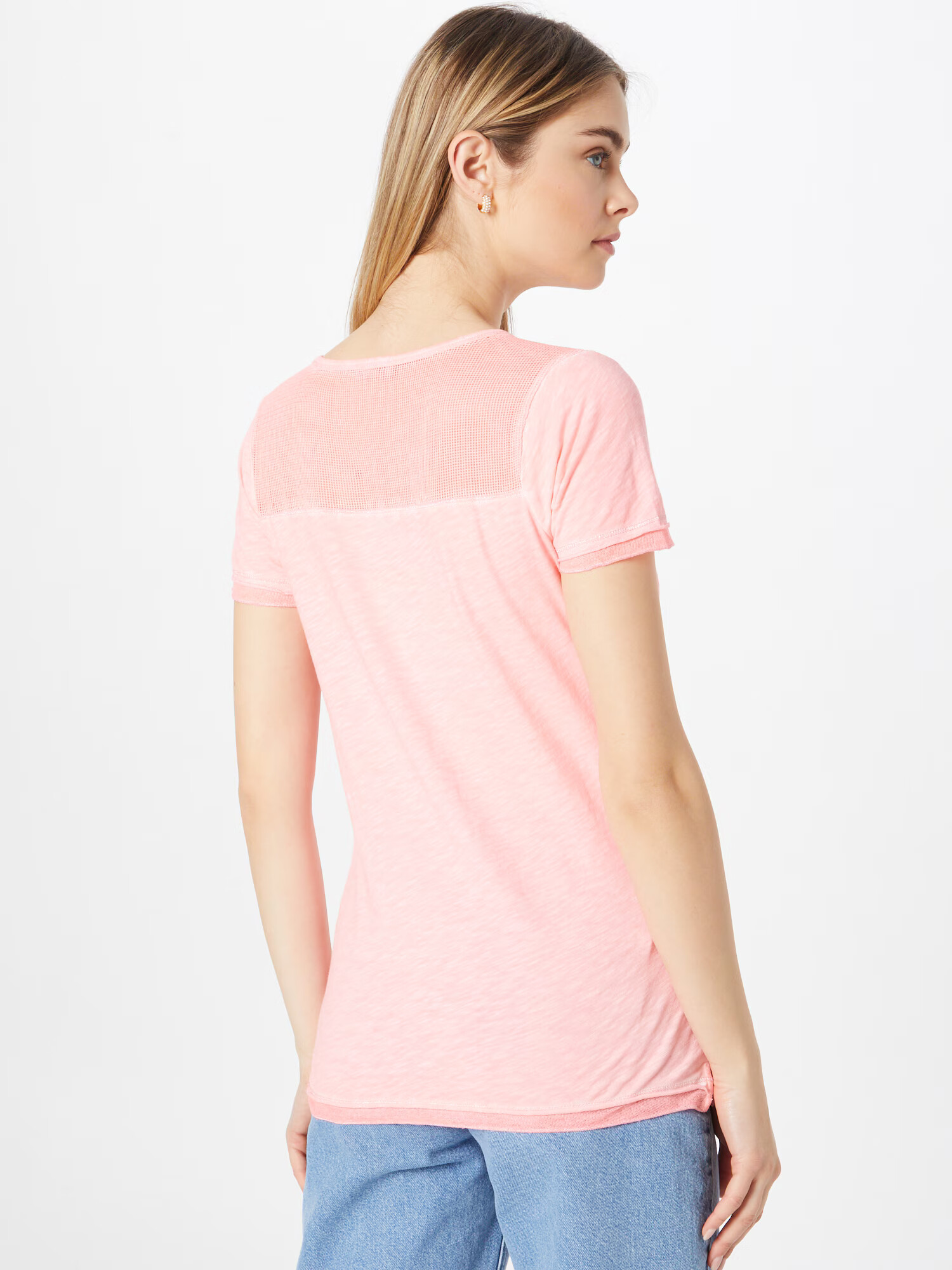 Soccx Tricou roz / roz / rosé / alb - Pled.ro