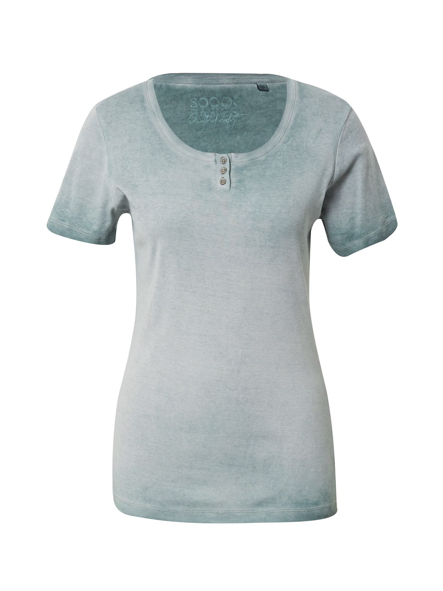 Soccx Tricou verde jad / verde pastel / negru - Pled.ro