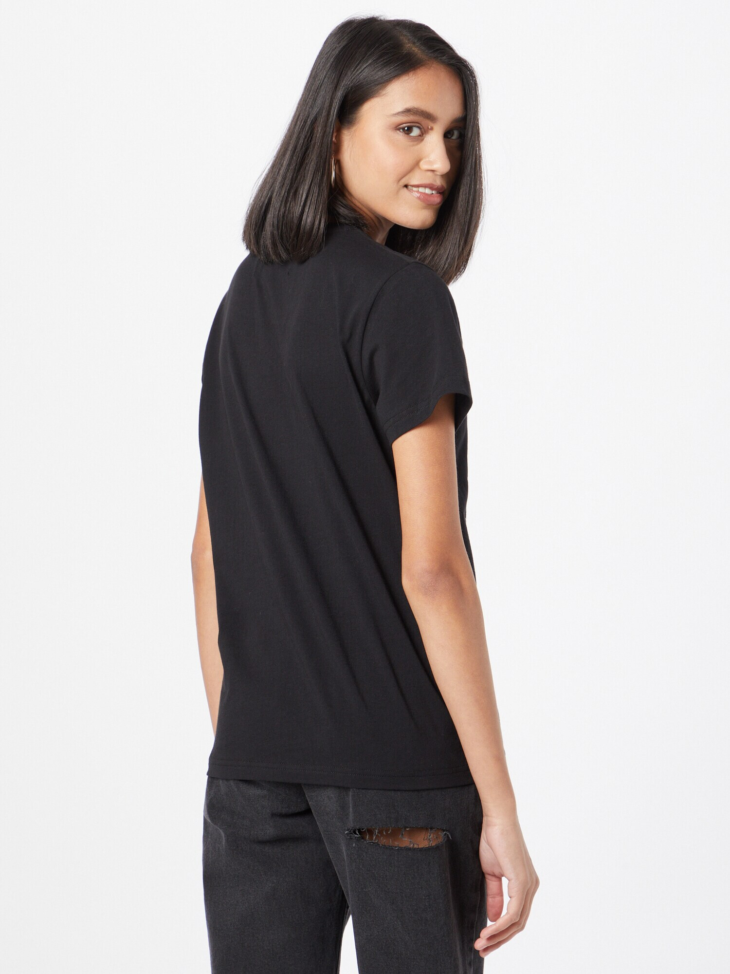 Sofie Schnoor Tricou negru / alb - Pled.ro