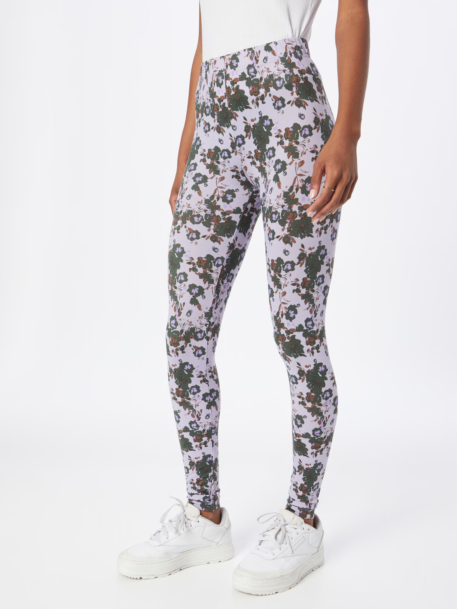 Soft Rebels Leggings 'Joyce' maro / gri închis / roz - Pled.ro