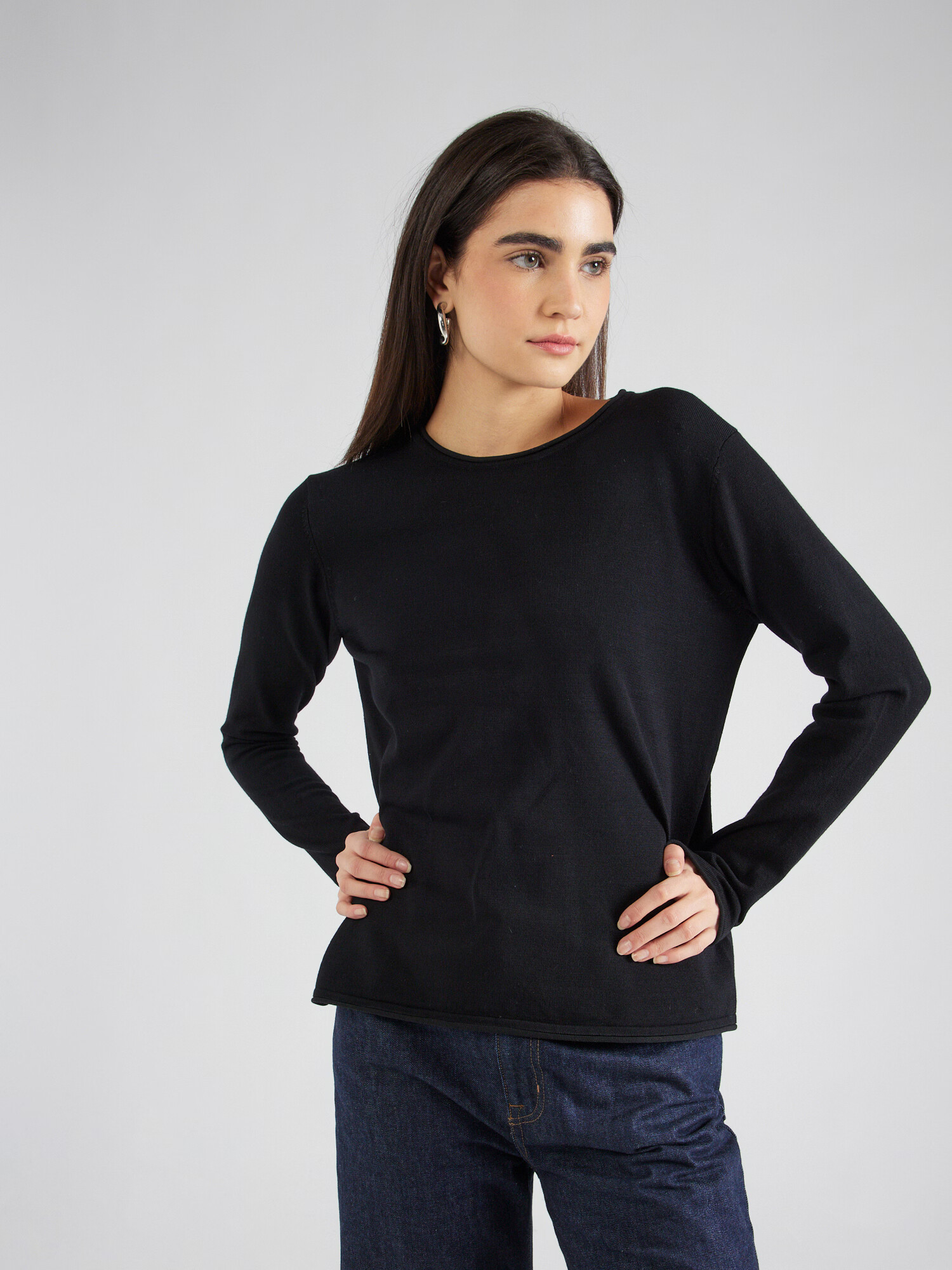 Soft Rebels Pulover negru - Pled.ro