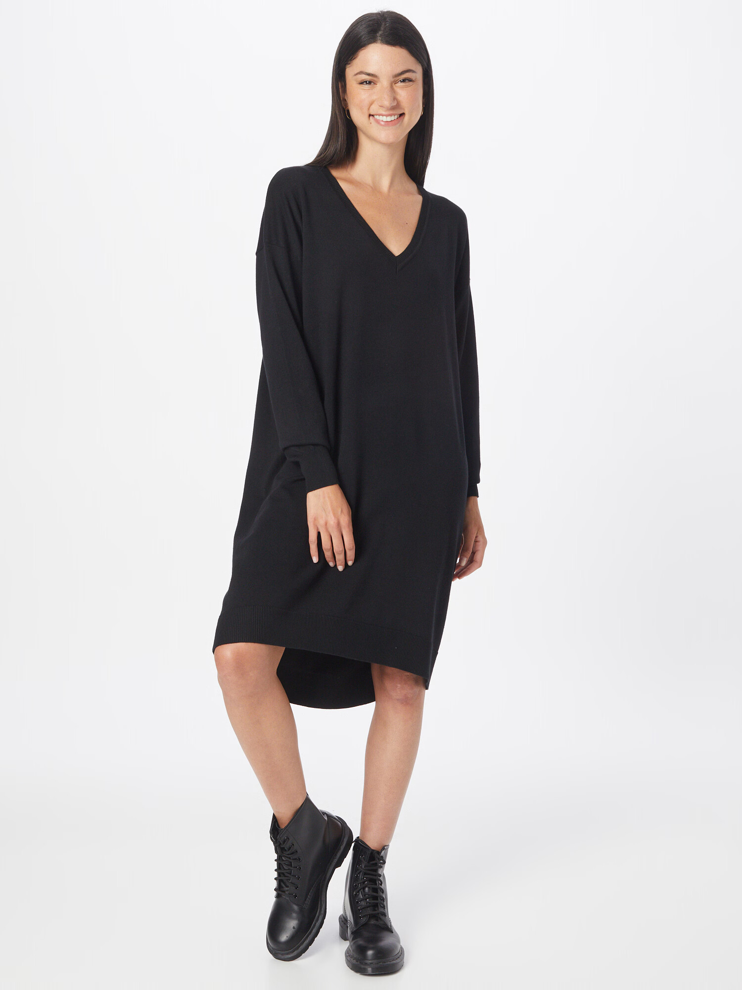 Soft Rebels Rochie tricotat 'Lea' negru - Pled.ro