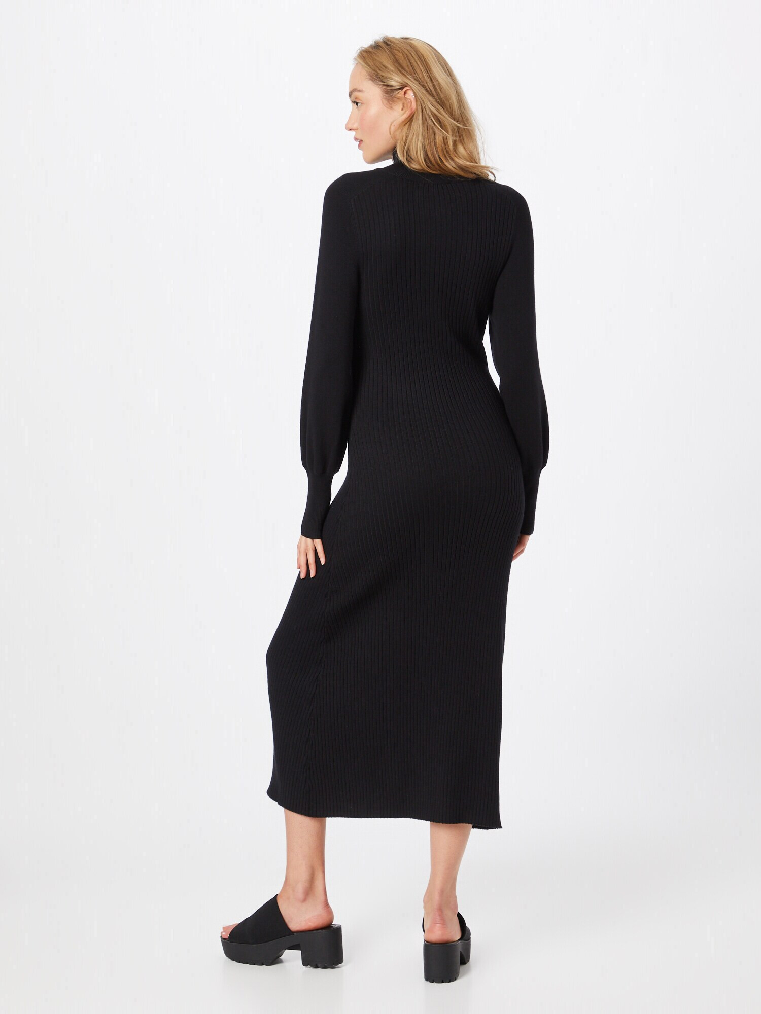 Soft Rebels Rochie tricotat 'Sybil' negru - Pled.ro