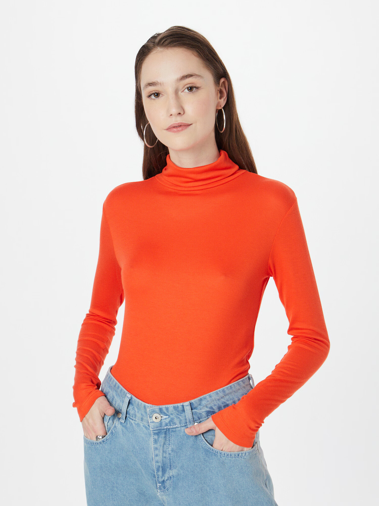 Soft Rebels Tricou 'Fenja' roșu orange - Pled.ro