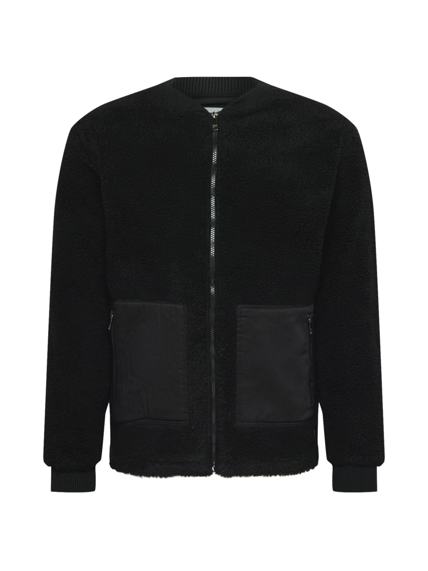 !Solid Jachetă fleece negru - Pled.ro