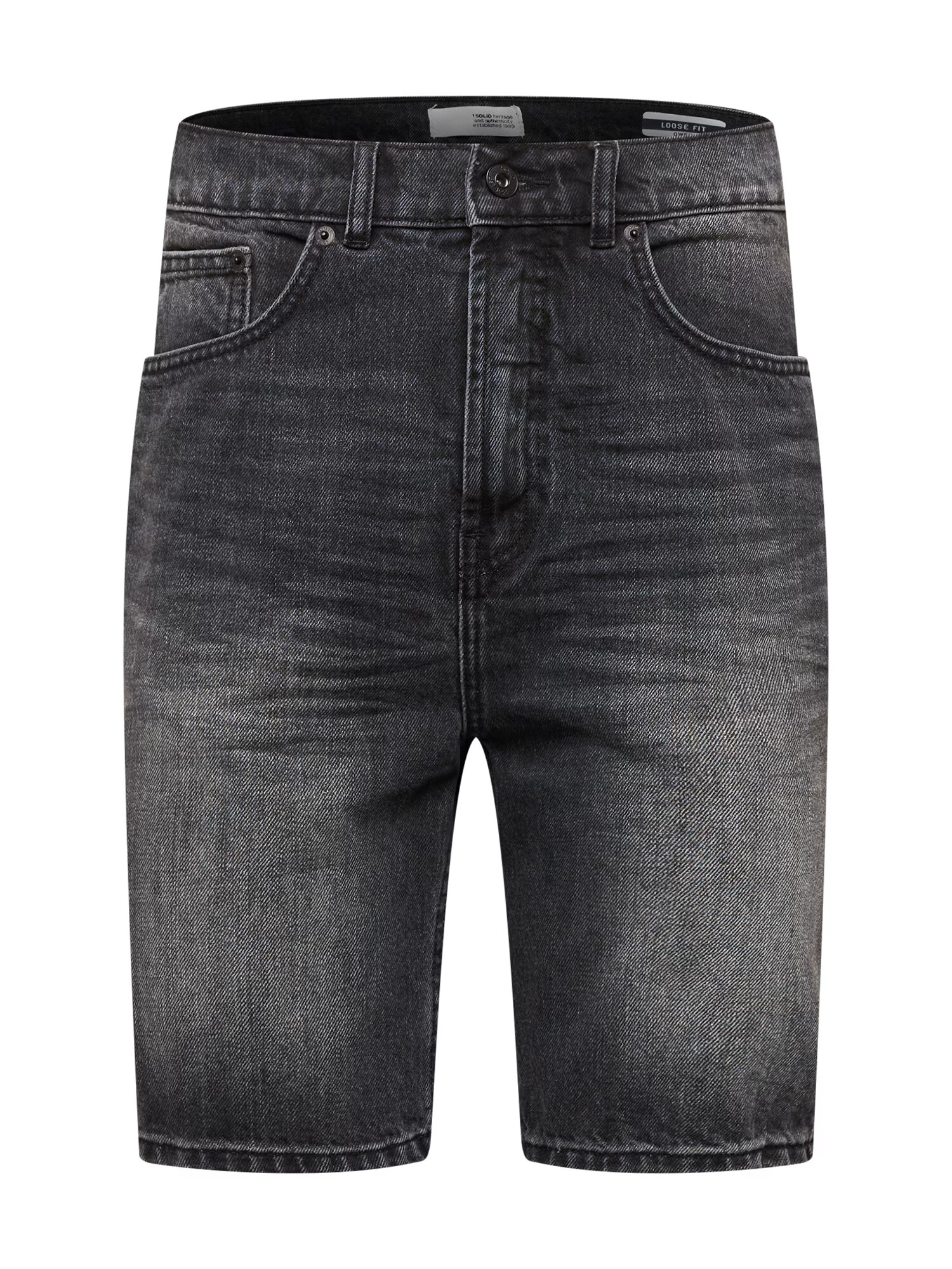 !Solid Jeans negru denim - Pled.ro