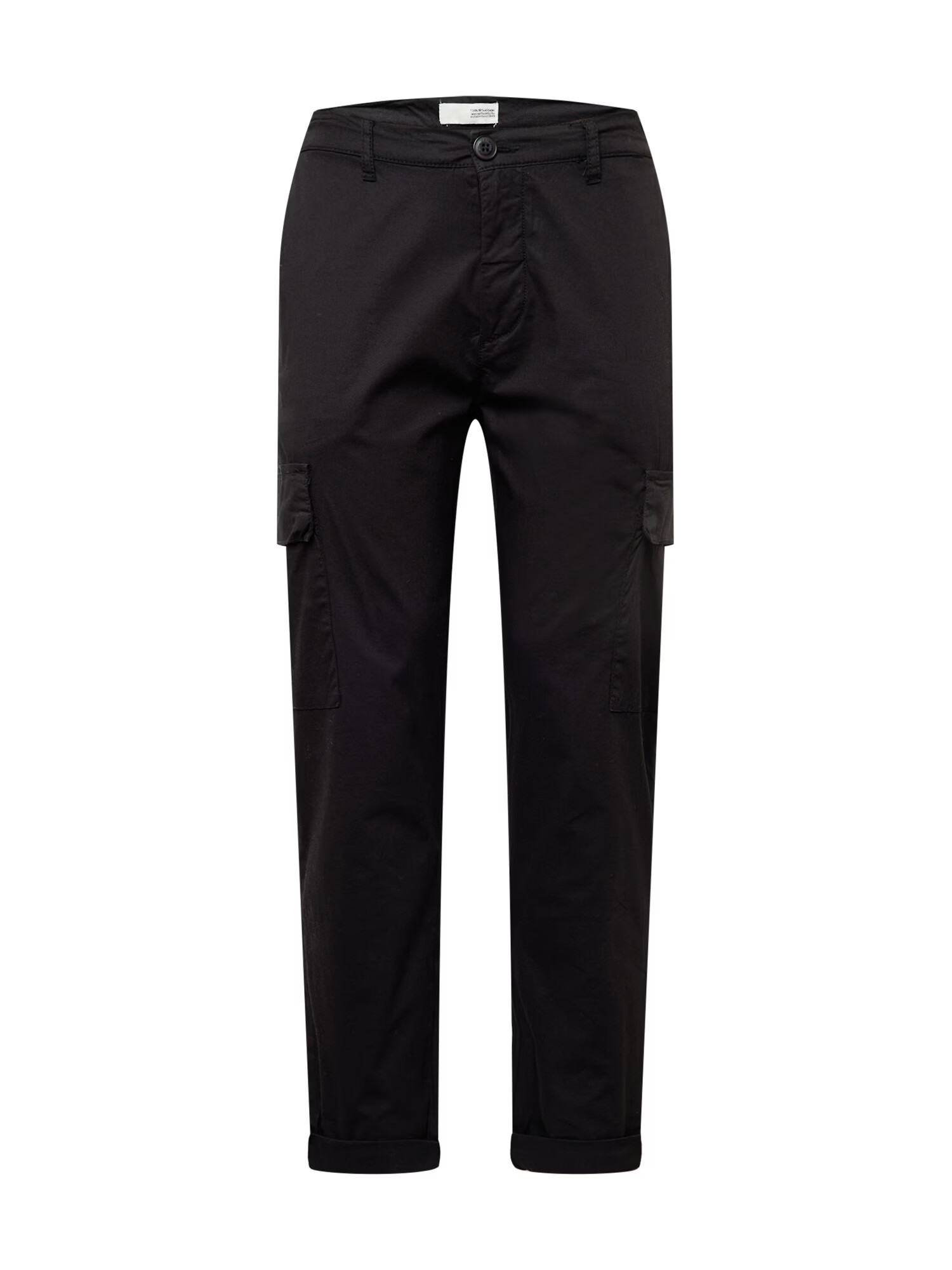 !Solid Pantaloni cu buzunare negru - Pled.ro