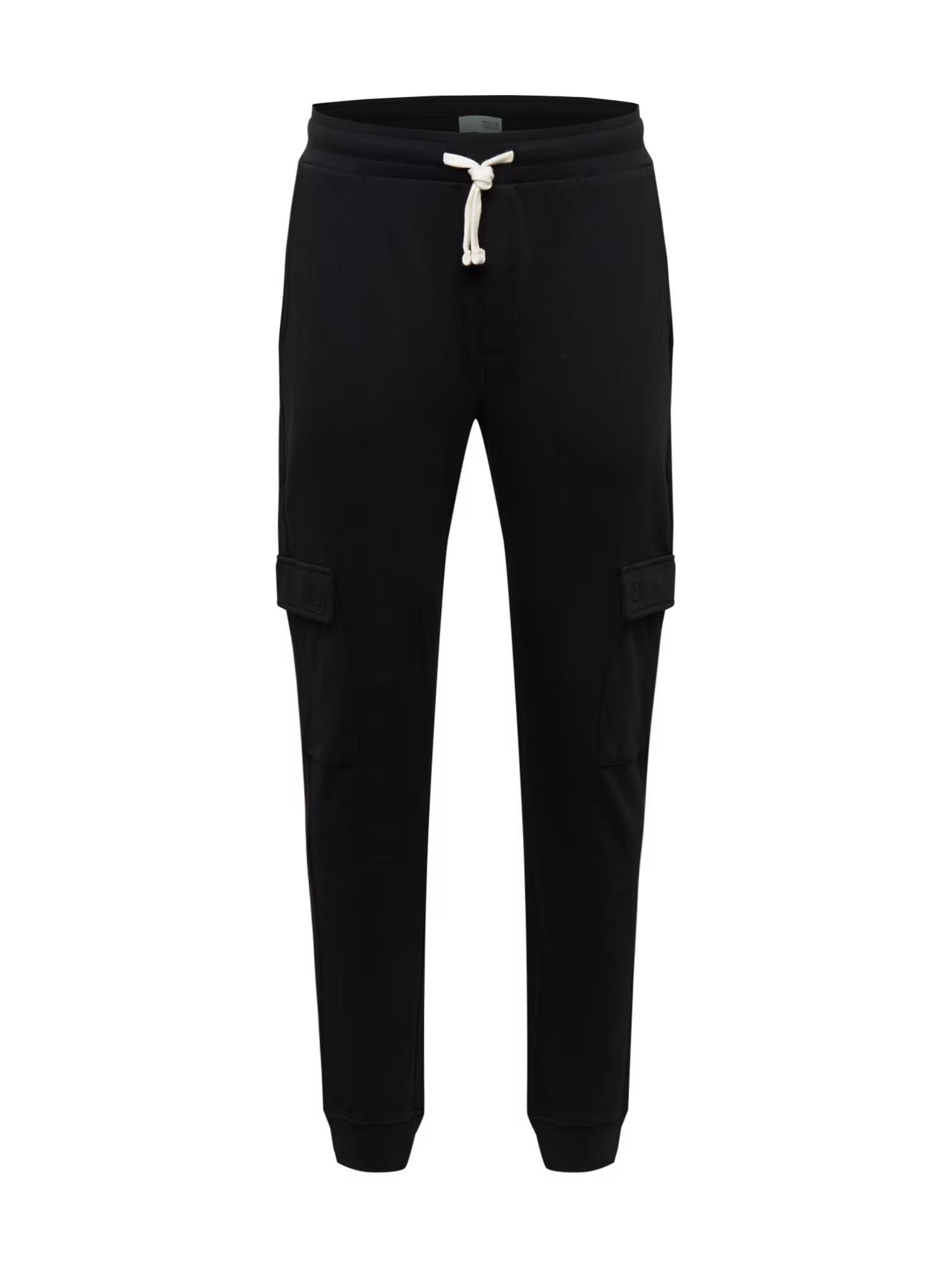 !Solid Pantaloni cu buzunare negru - Pled.ro