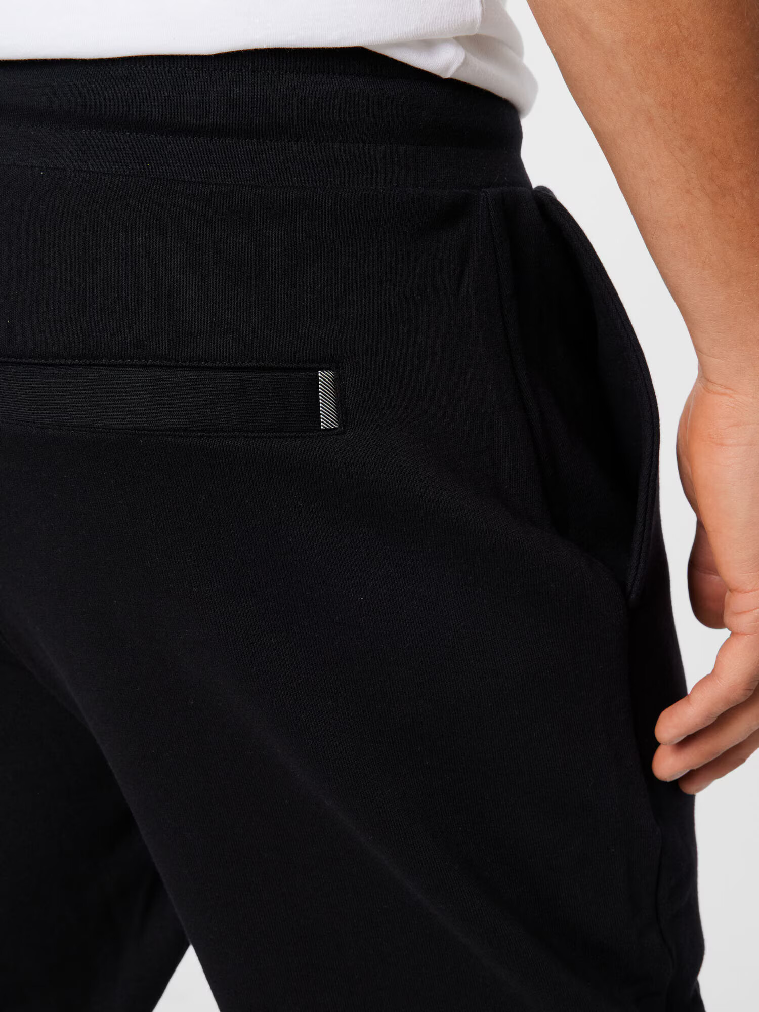 !Solid Pantaloni cu buzunare negru - Pled.ro