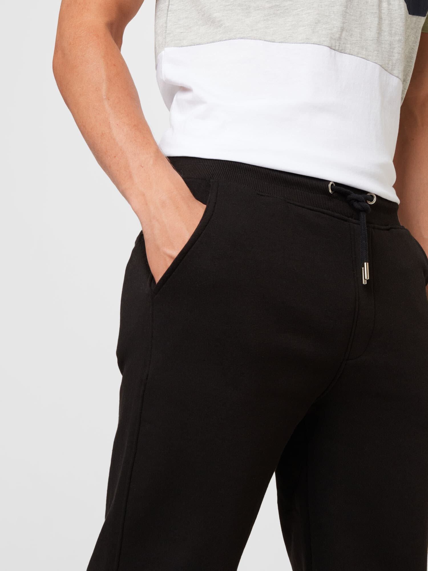 !Solid Pantaloni negru - Pled.ro