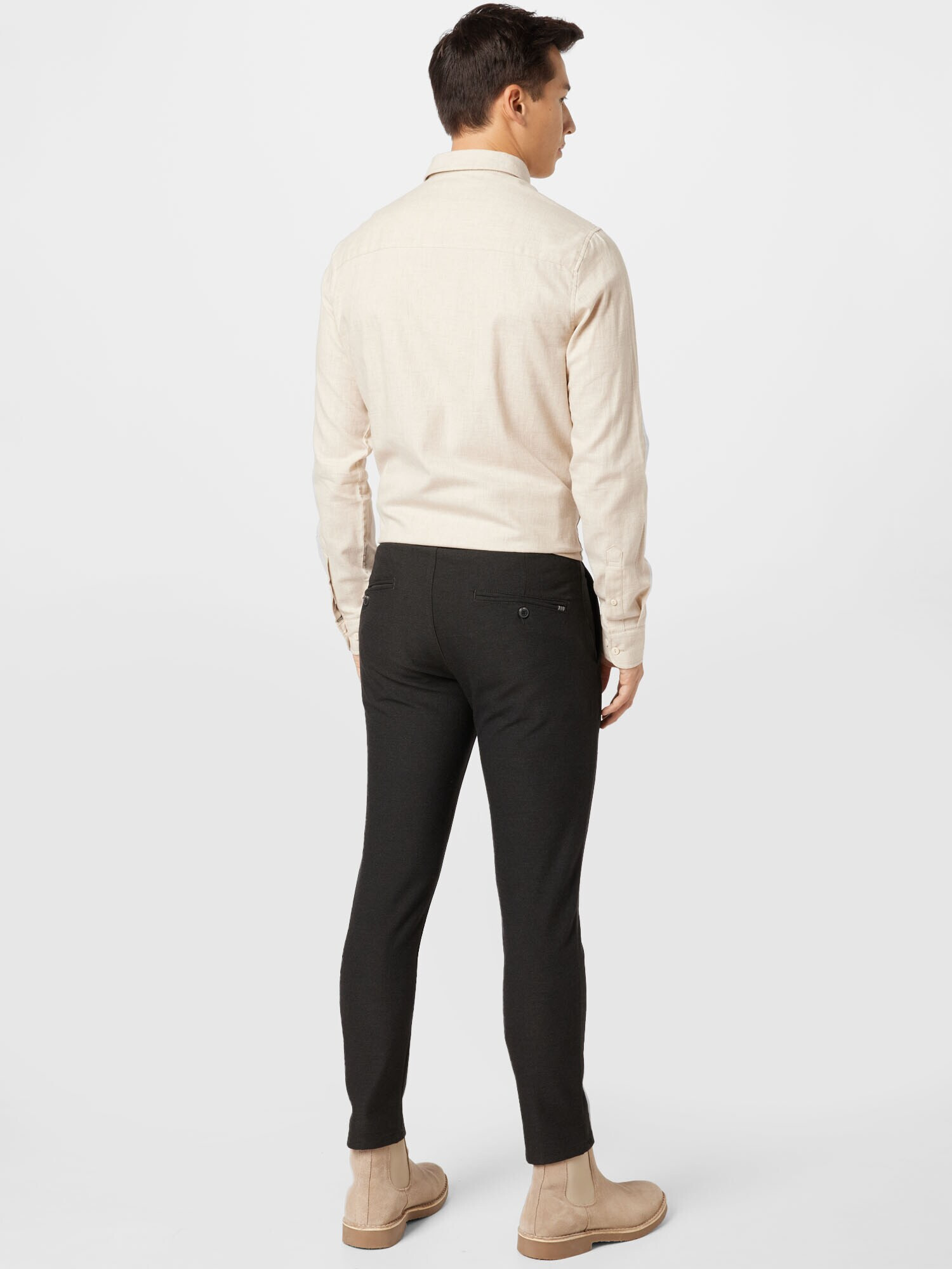 !Solid Pantaloni negru - Pled.ro