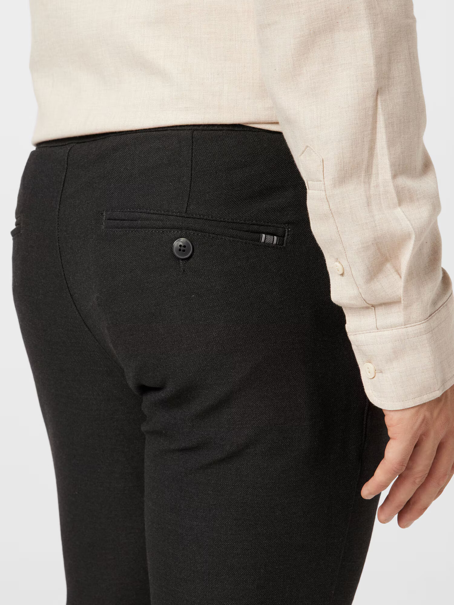 !Solid Pantaloni negru - Pled.ro