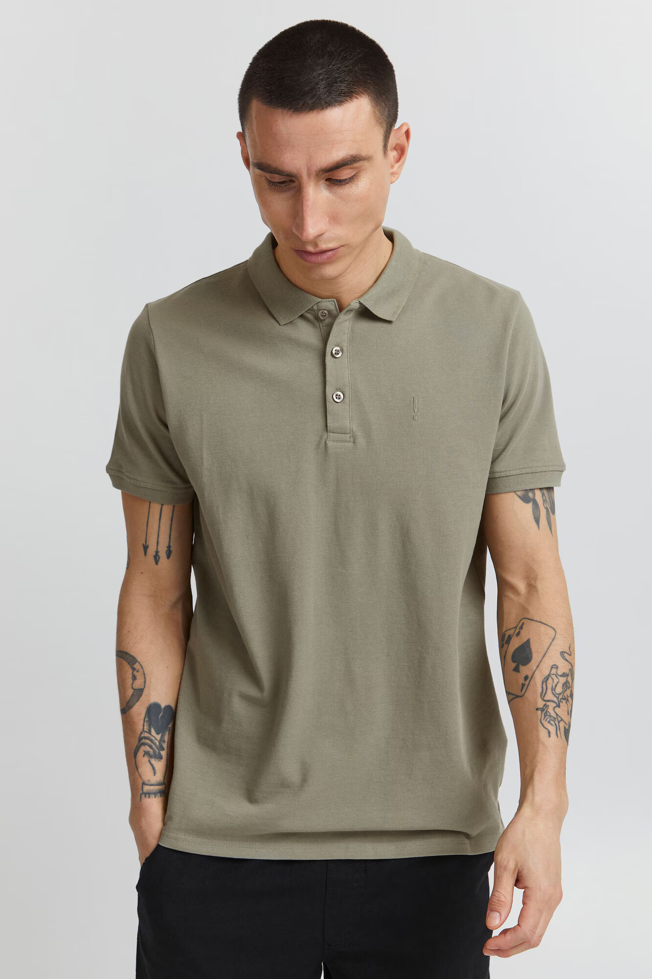 !Solid Tricou 'Athen' verde - Pled.ro