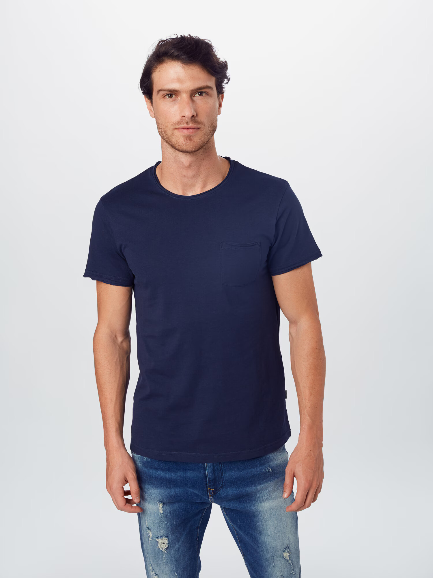 !Solid Tricou 'Gaylin' bleumarin - Pled.ro