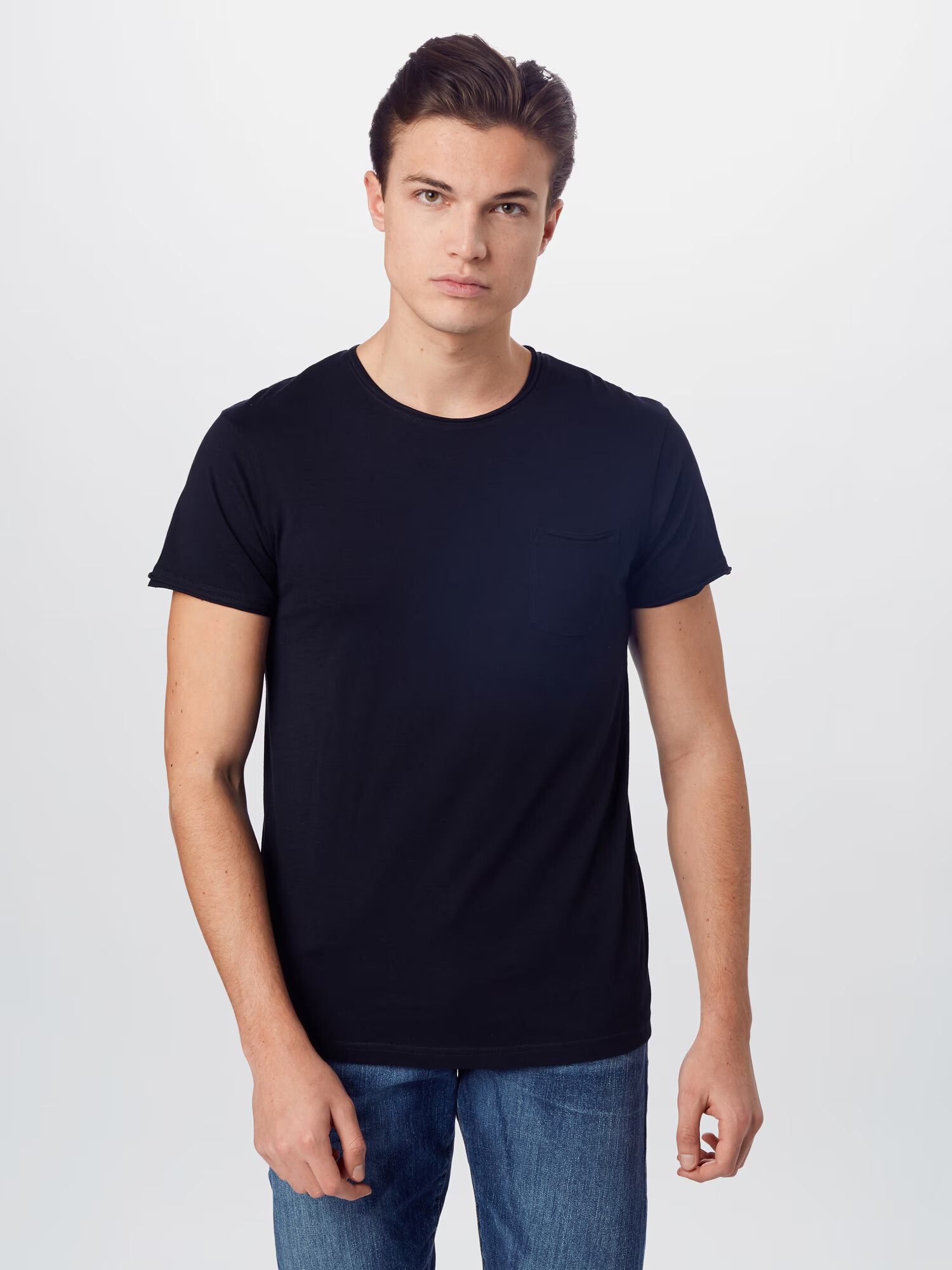 !Solid Tricou 'Gaylin' negru - Pled.ro