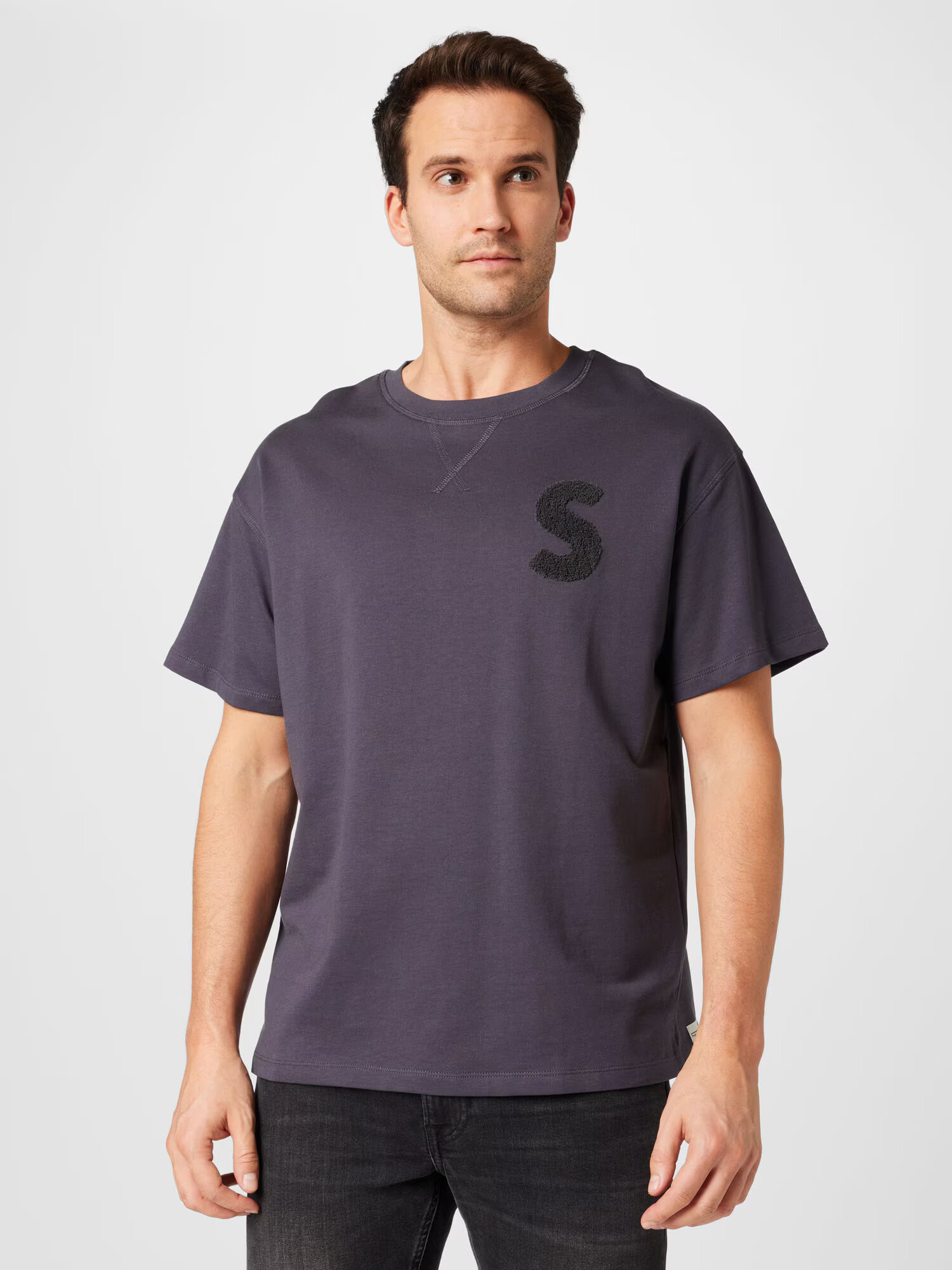 !Solid Tricou gri taupe - Pled.ro