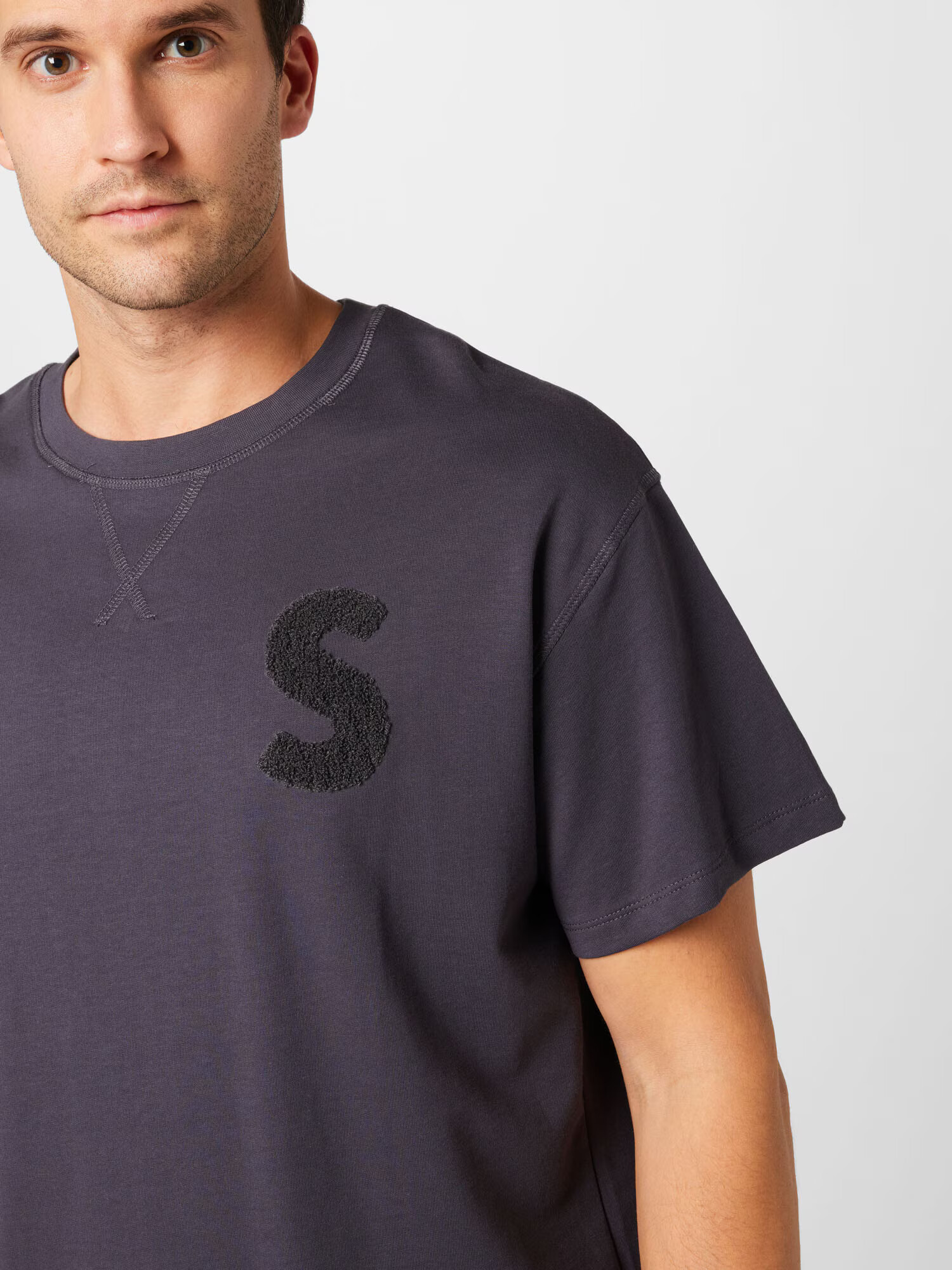 !Solid Tricou gri taupe - Pled.ro